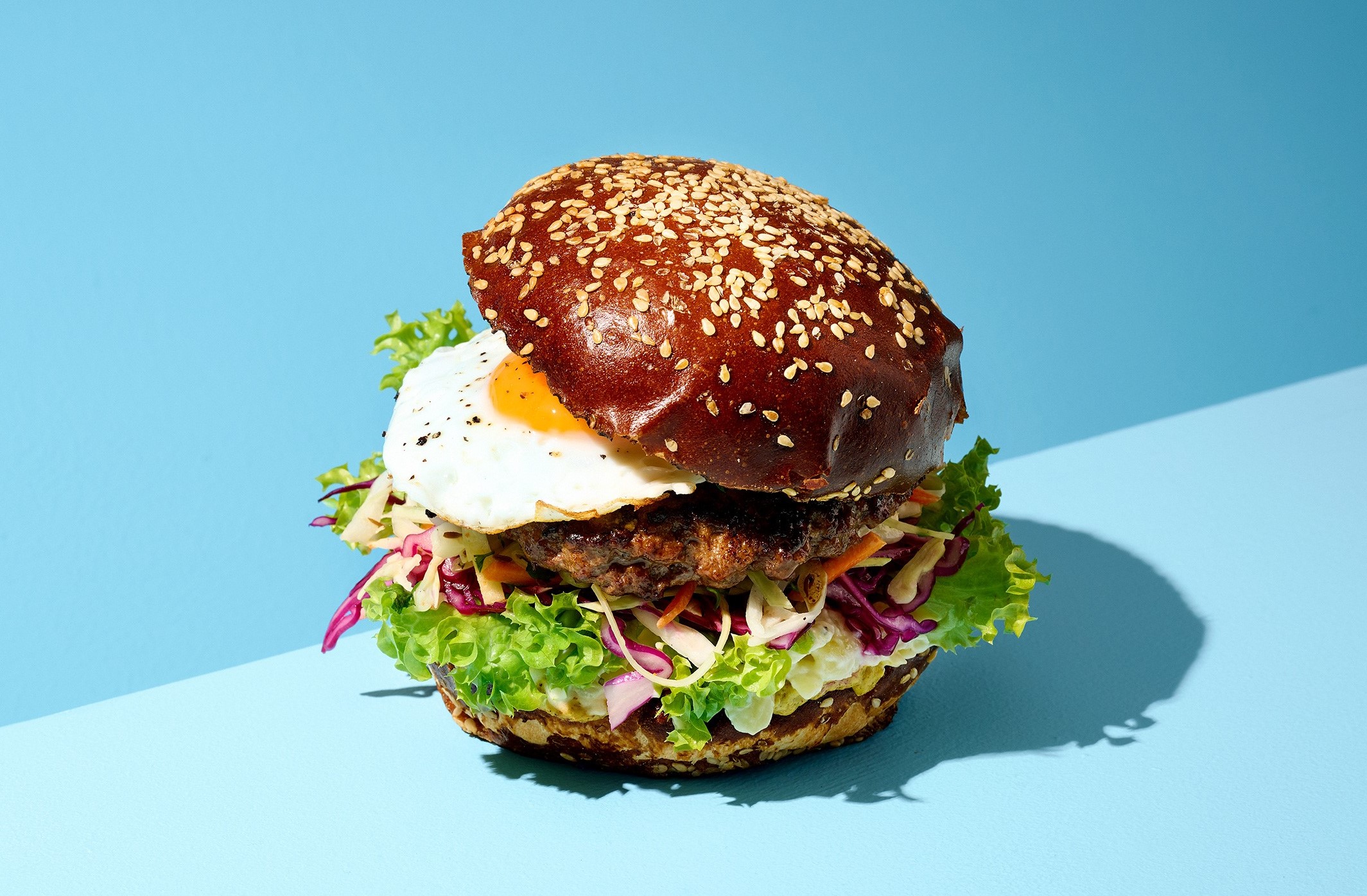 Pretzel Hamburger Bun