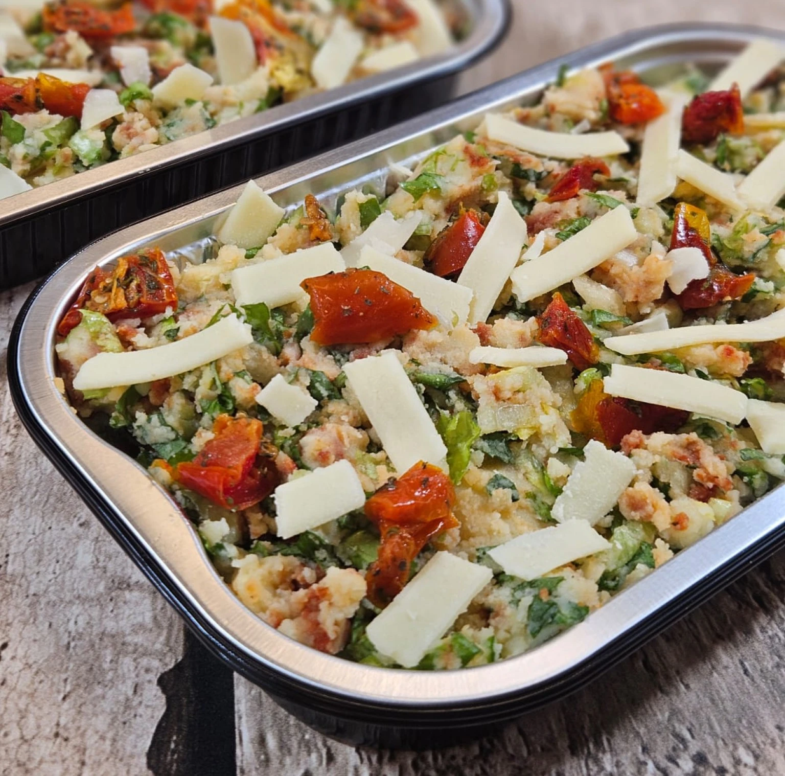 Andijviestamppot met rode pesto