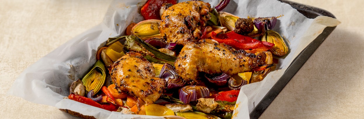 Aziatische Kip BBQ Schotel