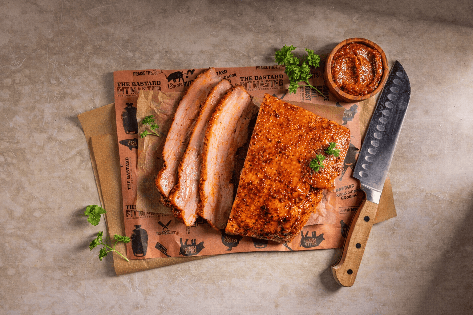 Smoky pepper buikspek