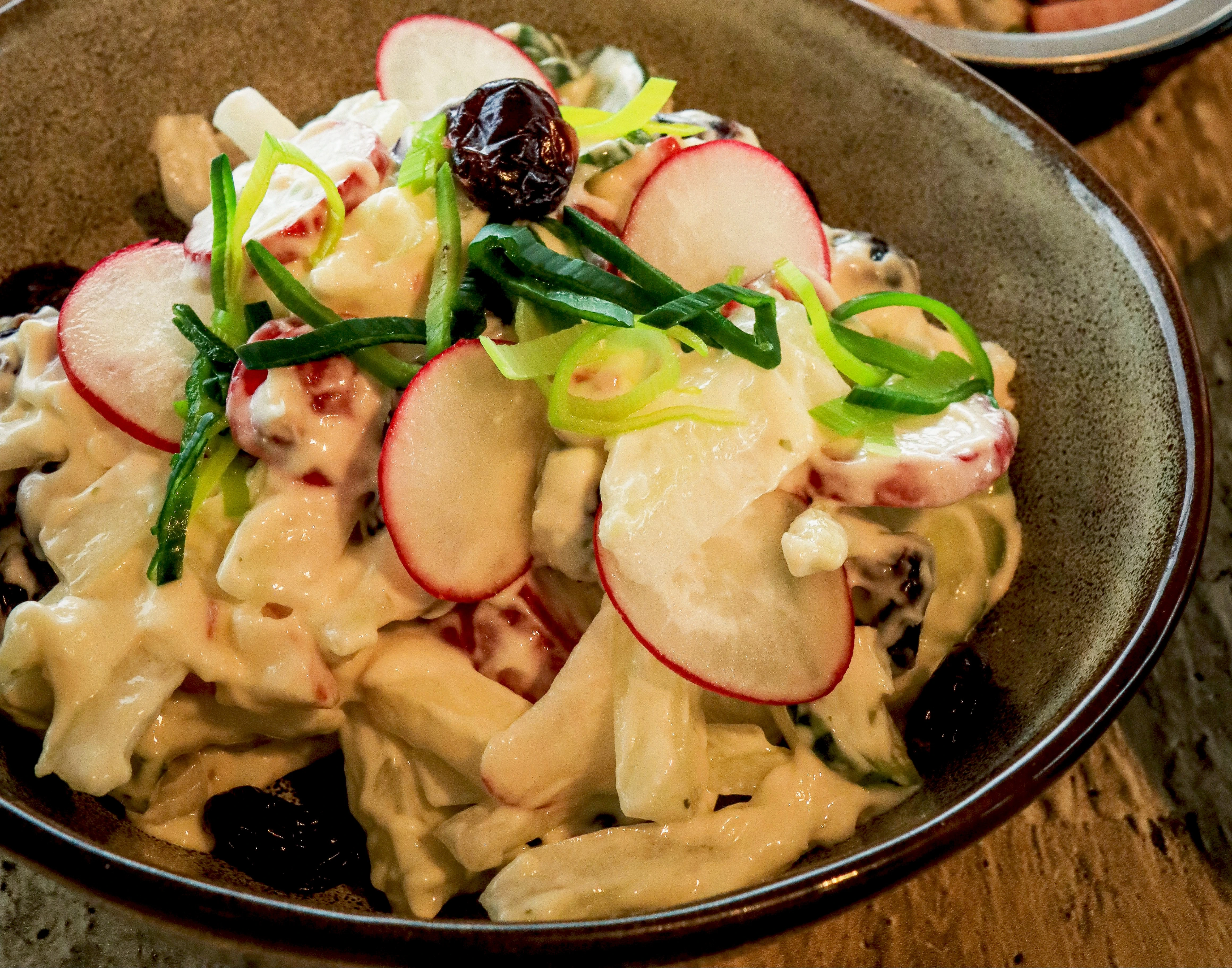Frisse rettich cranberry salade