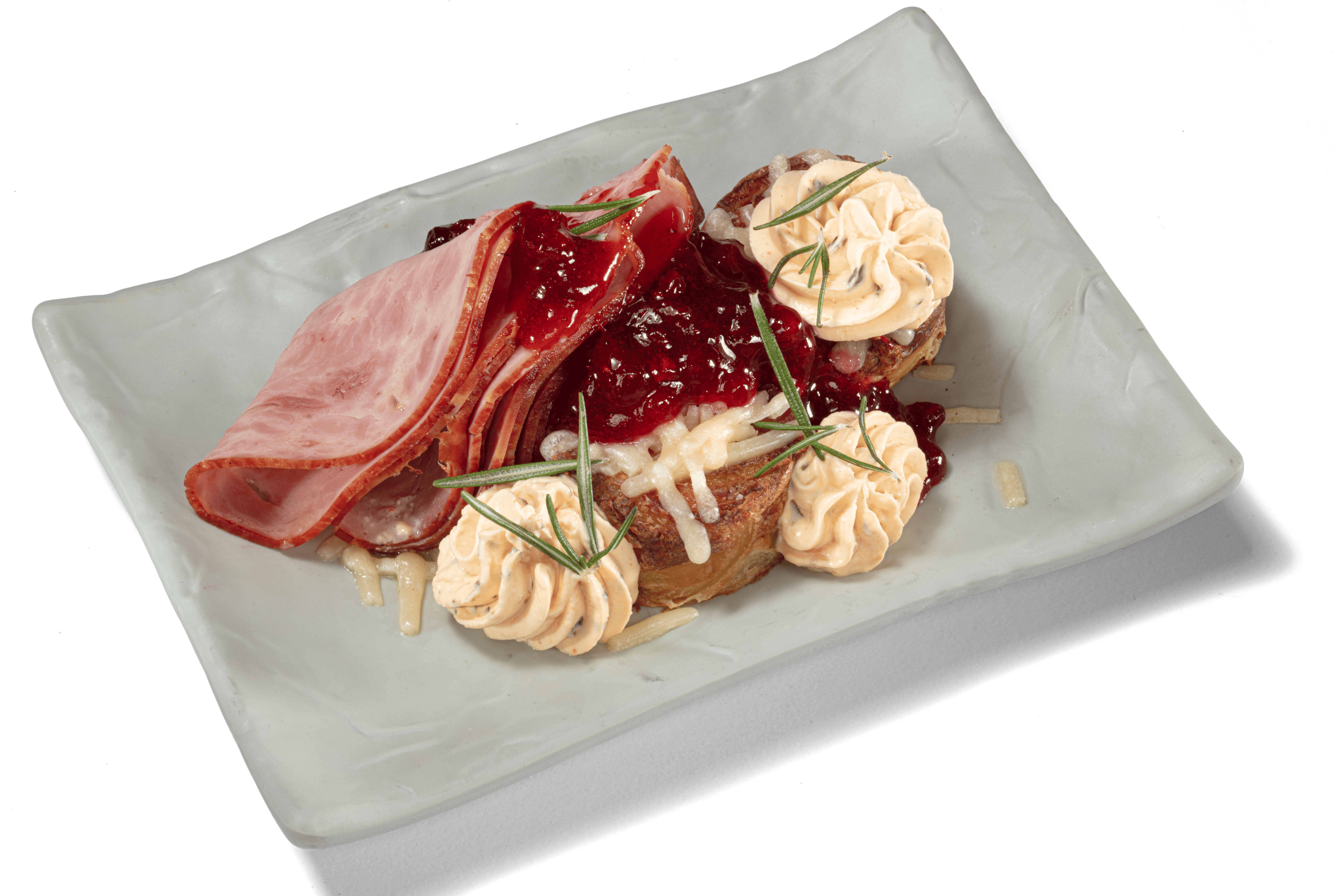 Gratin torentjes met kalkoen