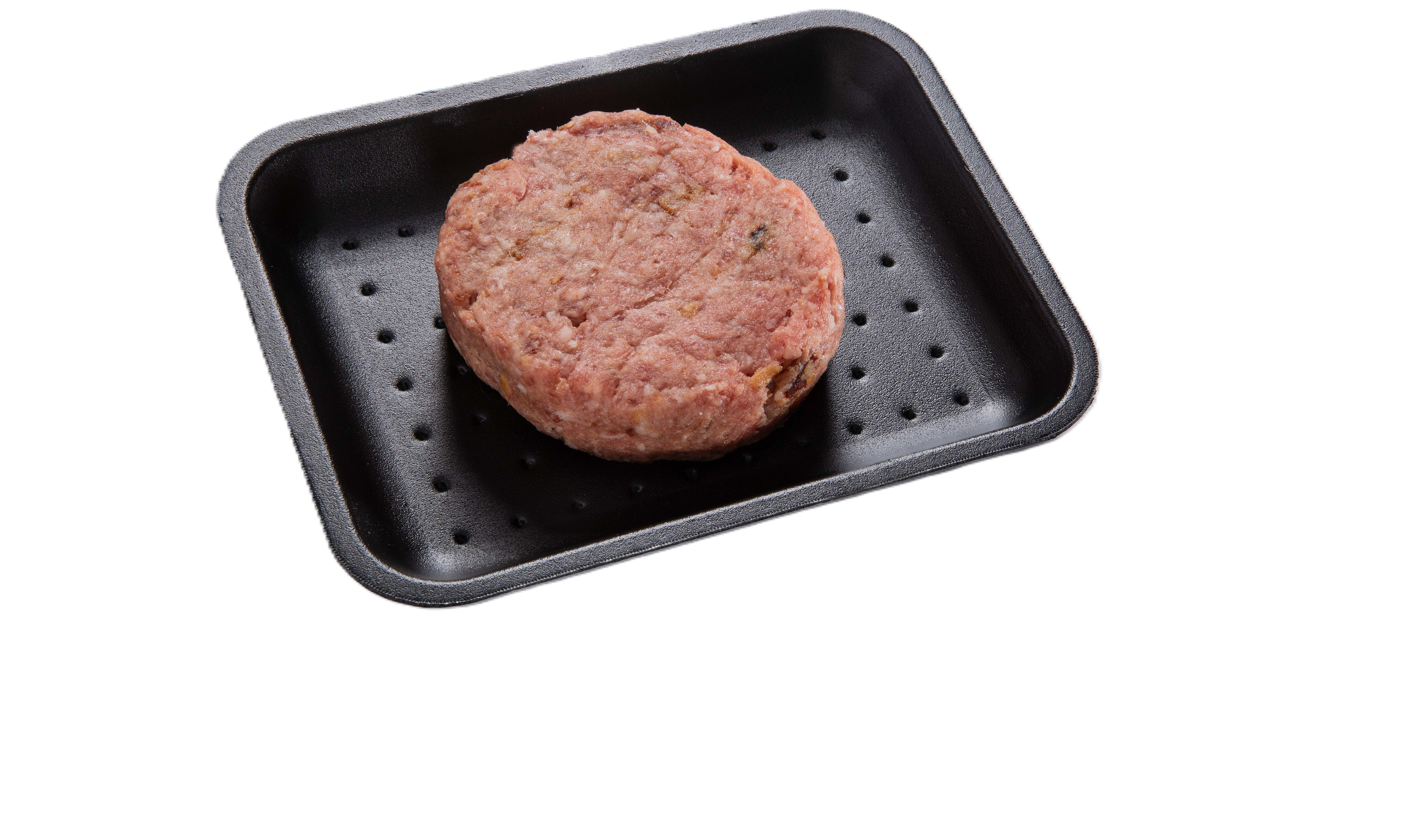 Hamburger met streaky bacon
