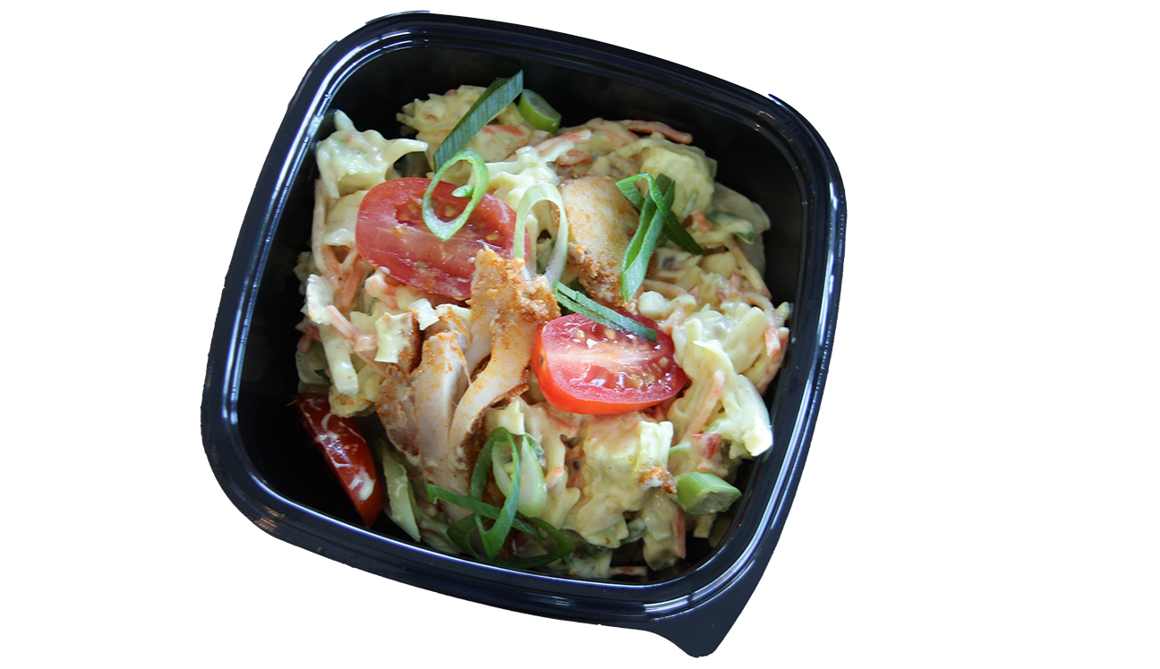 Kip kebab koolsalade