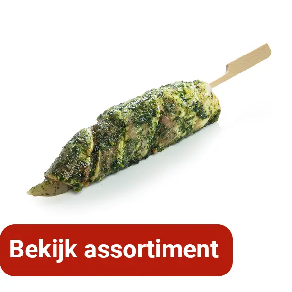 Wellfoort kip pesto spies