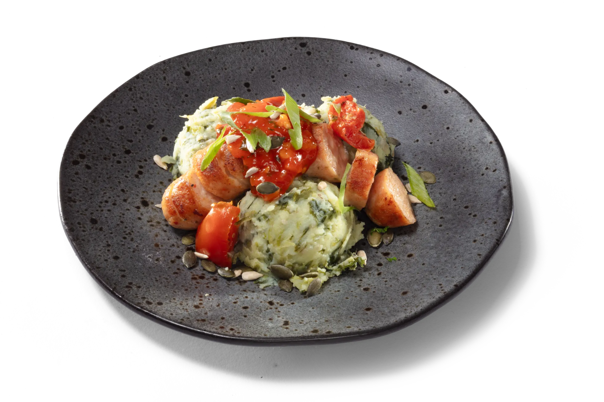 Mediterraanse stamppot met kip
