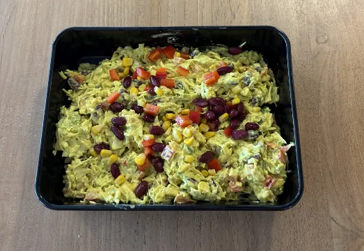 Mexicaanse rauwkostschotel