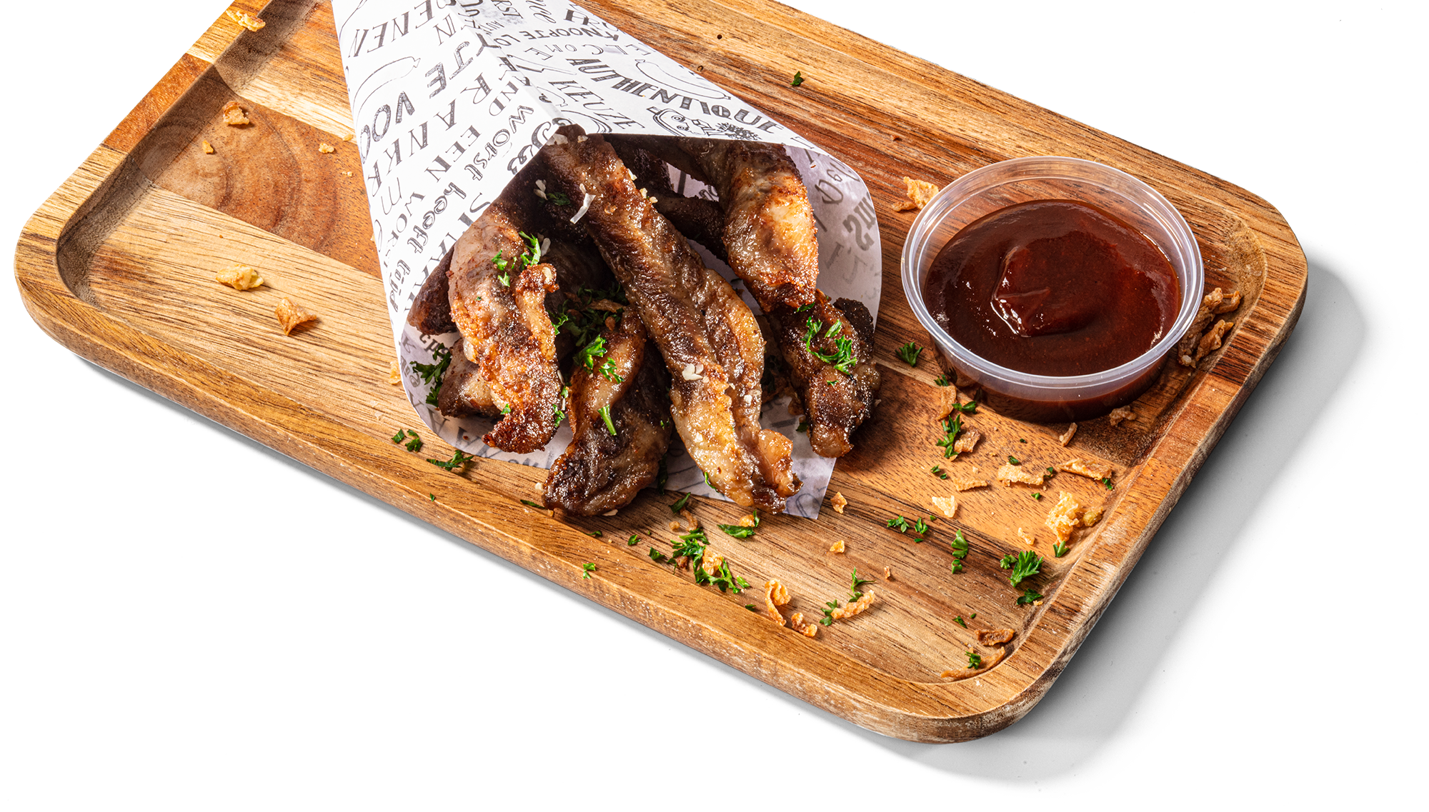 Gegaarde ribfingers
