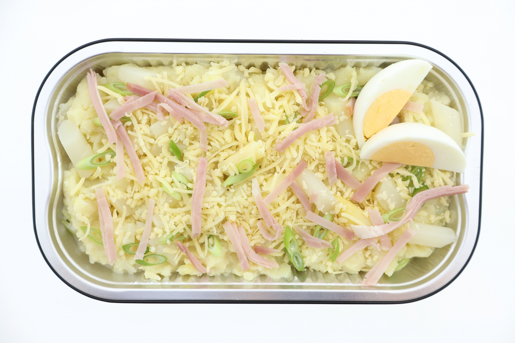 Aspergeschotel 'classic' met ham