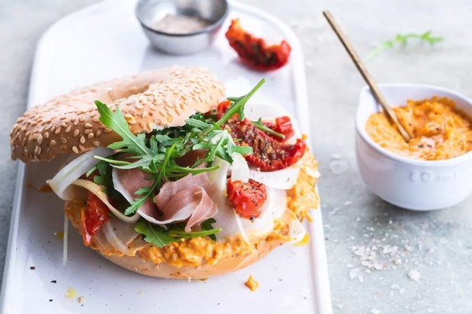 Bagel Kaastartinade & Ham