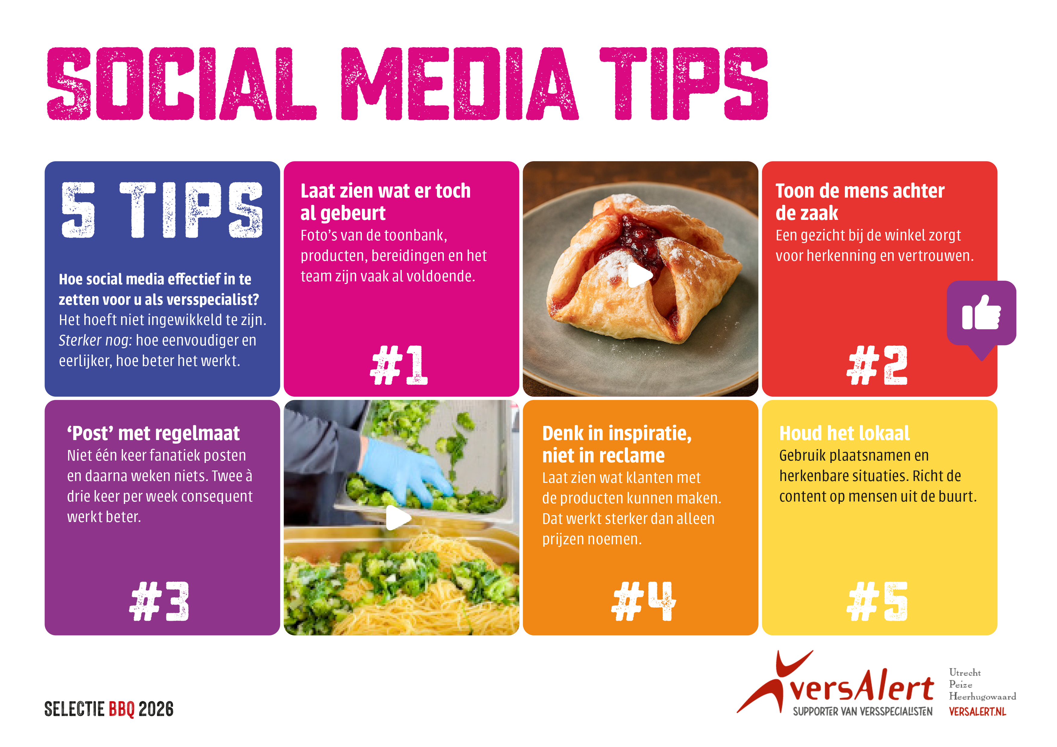 Social media tips voor versspecialisten