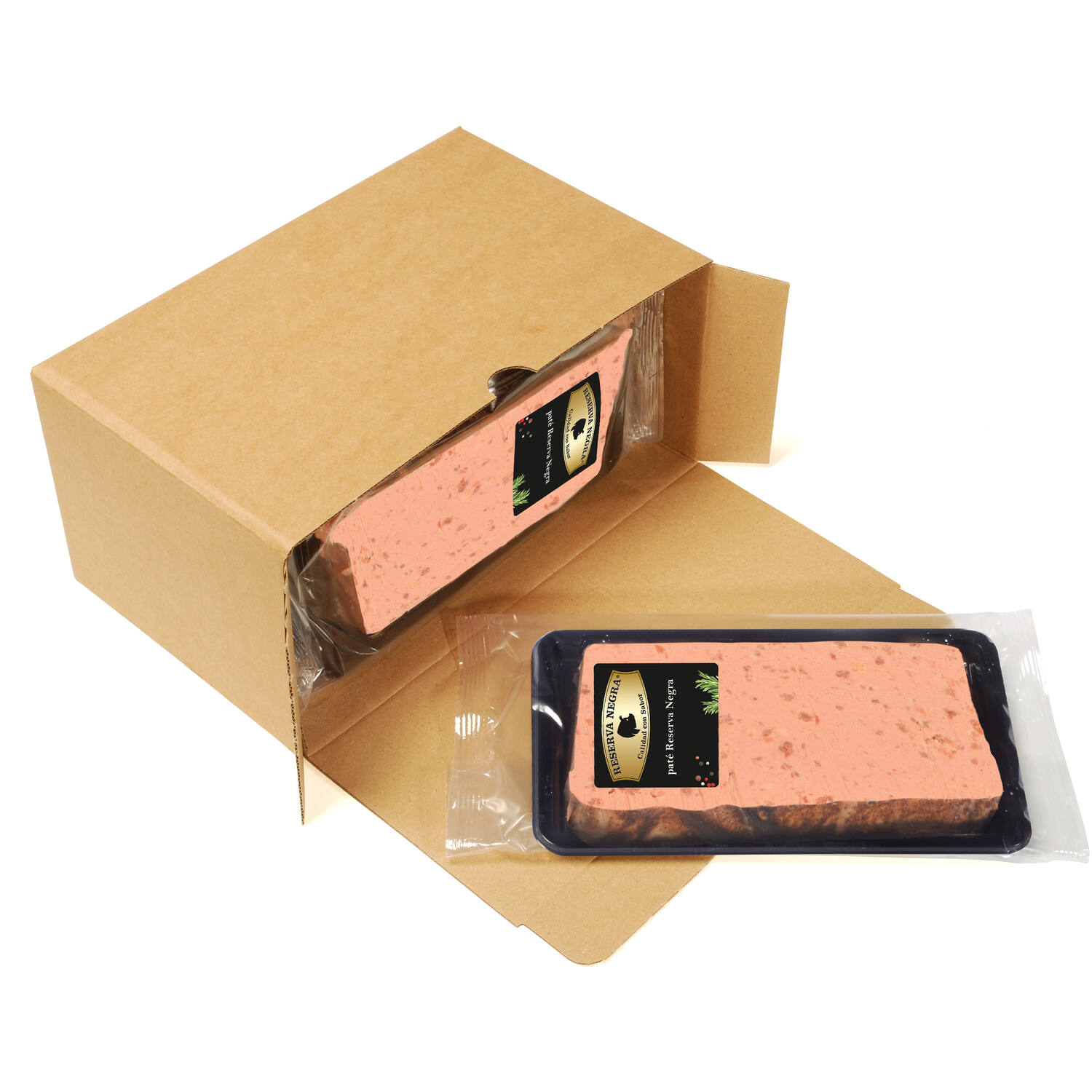 PATE RESERVA NEGRA 8x150gr PLAKKEN