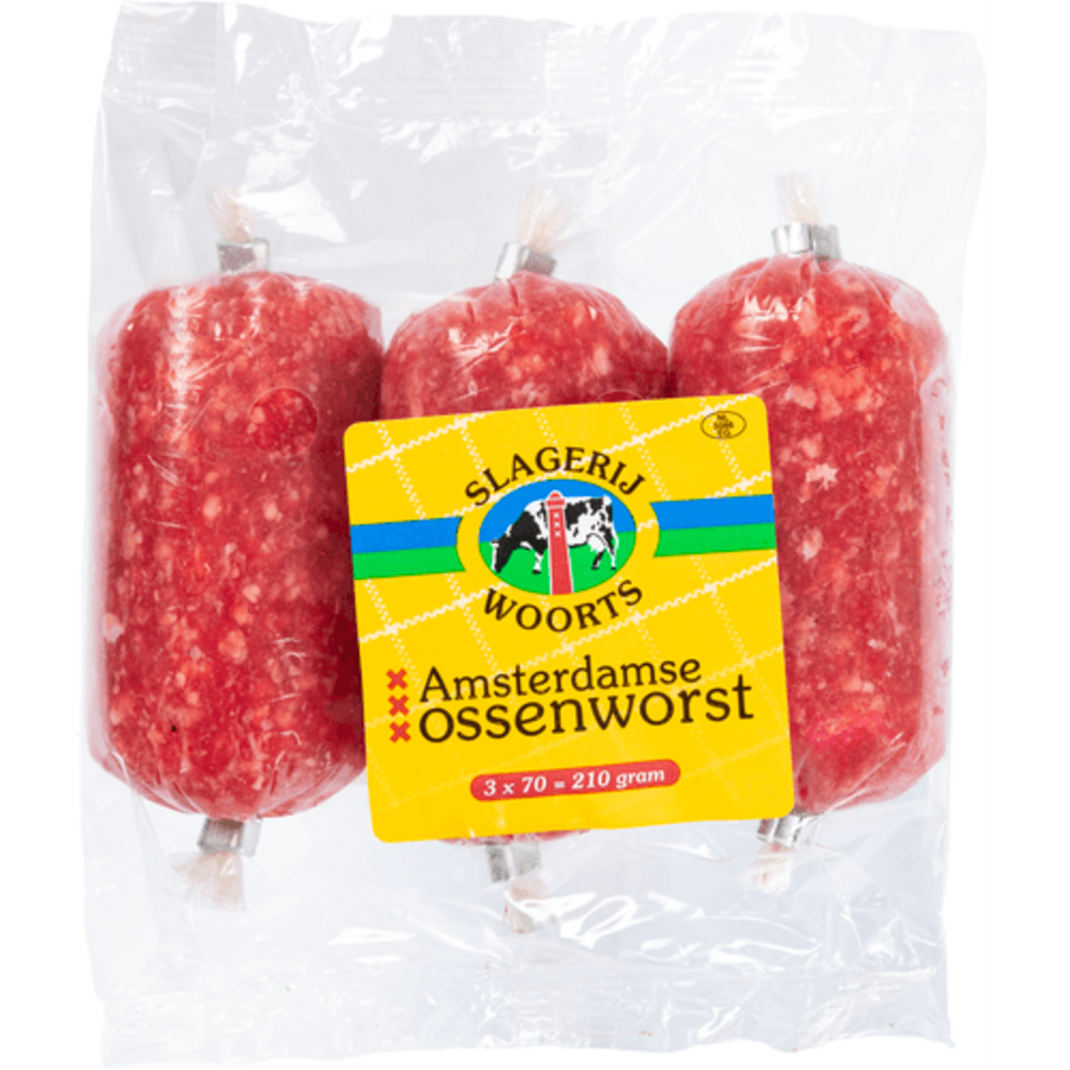 OSSENWORST AMSTERDAMS 6x3x70gr