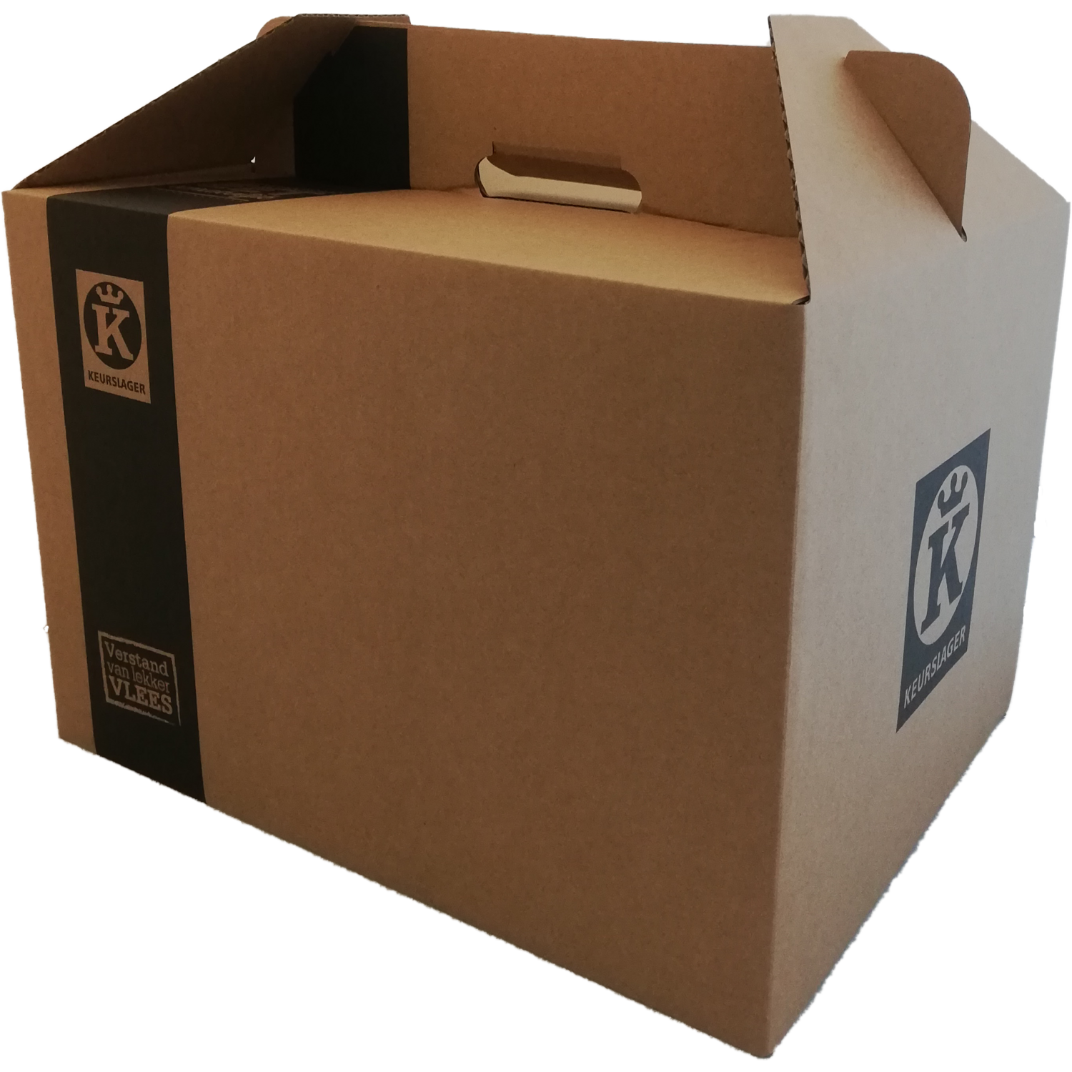 VERSBOX MET HANDVAT 37x27*25cm KEURSLAGER  20st