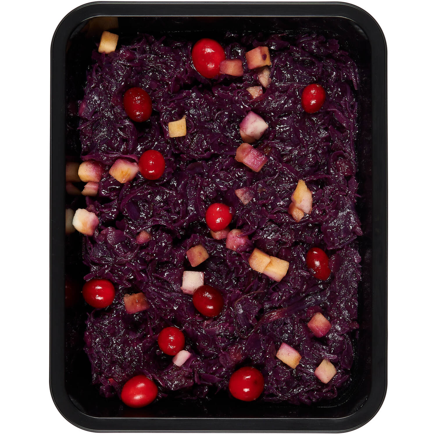 Verse rode kool, appel en cranberry´s 1kg de kroes