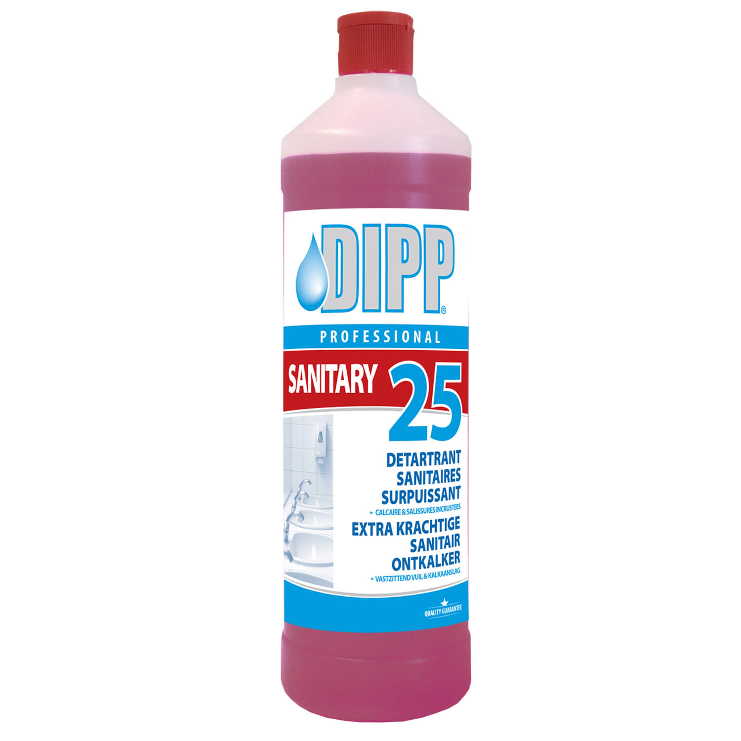 DIPP-25 EXTRA KRACHTIGE SANITAIR ONTKALKER 1ltr
