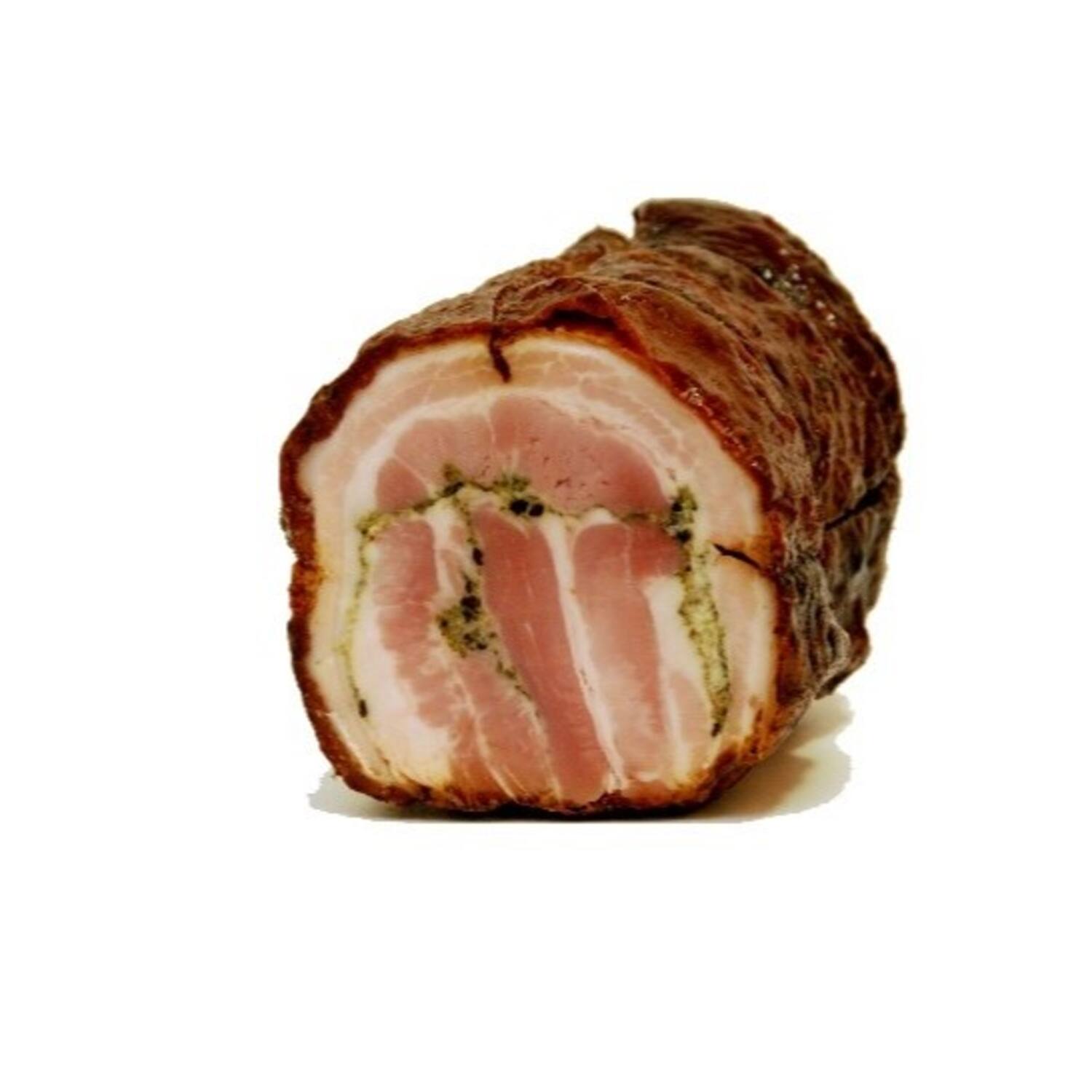 GEROOSTERDE ROLLADE GREMOLATA