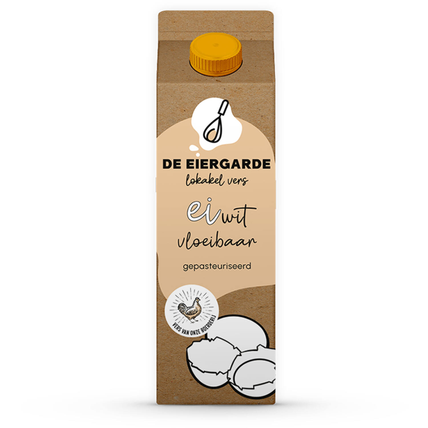 Scharrel eiwit vloeibaar 1kg