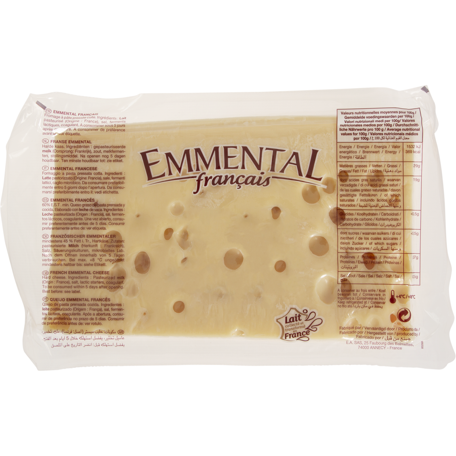 Emmental blok 45+