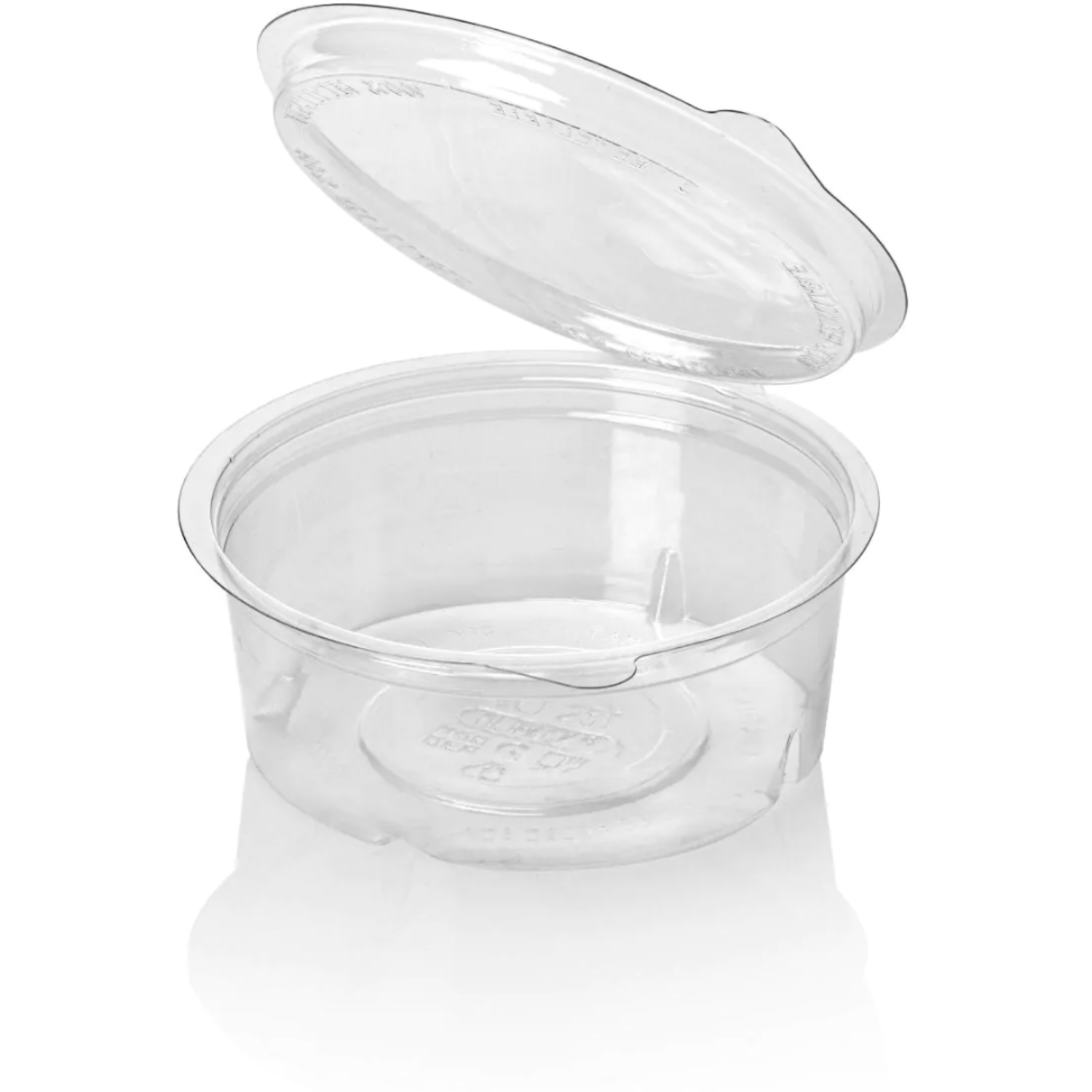 SALADEBAK + DEKSEL TRANSPARANT 250cc 12cm 480st