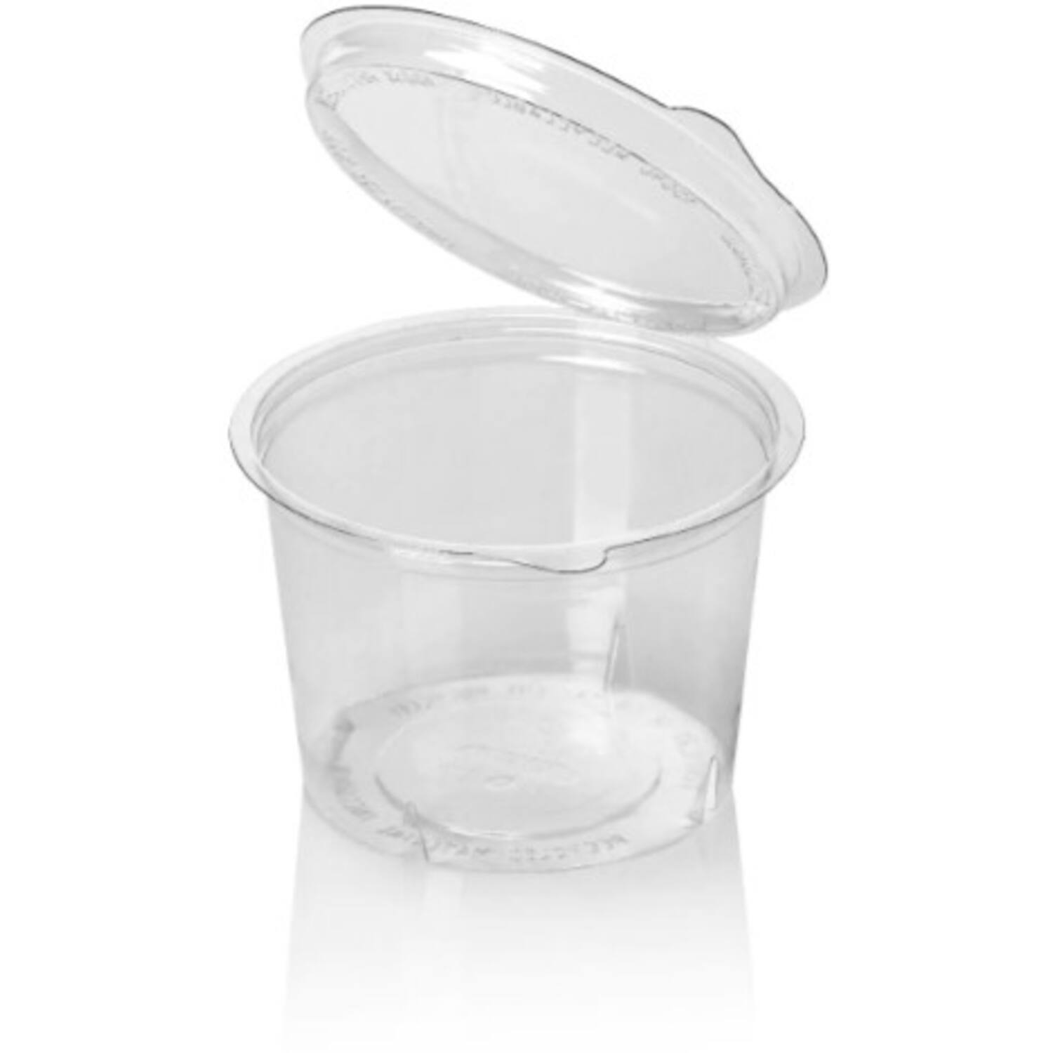 SALADEBAK + DEKSEL TRANSPARANT 500cc Ø12cm 480st