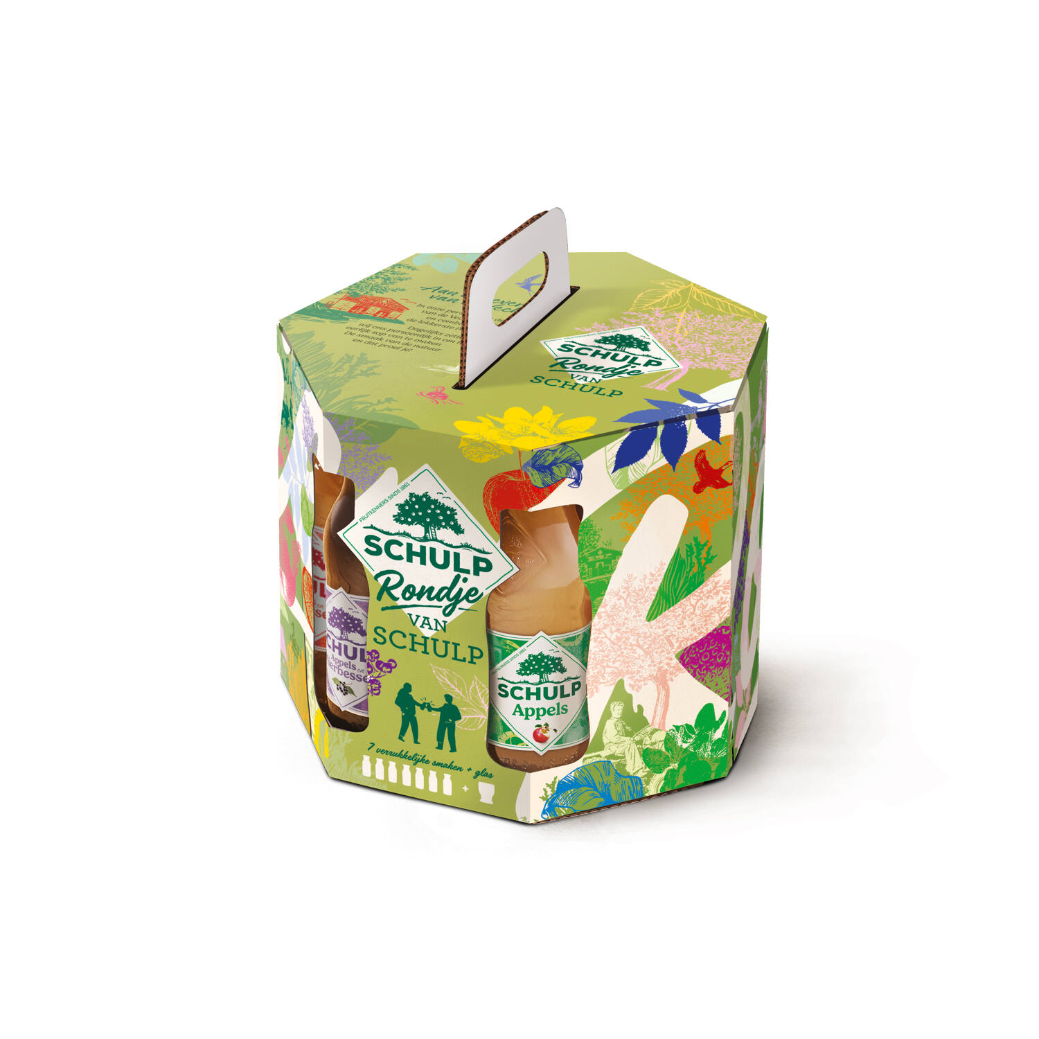 RONDJE VAN SCHULP  7x0.2ltr  + SAPGLAS