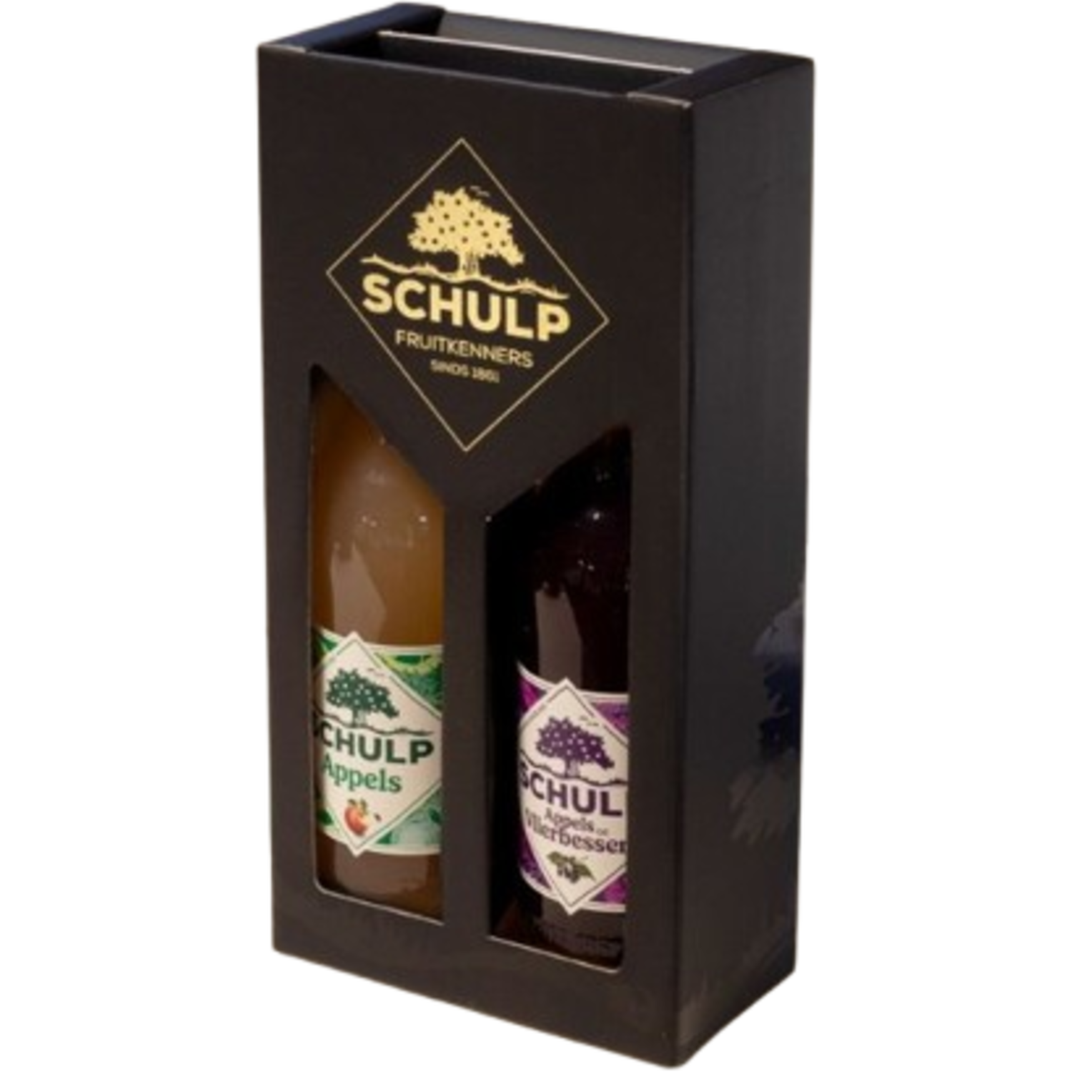 SCHULP GESCHENKDOOS voor 2x0.75ltr 20st