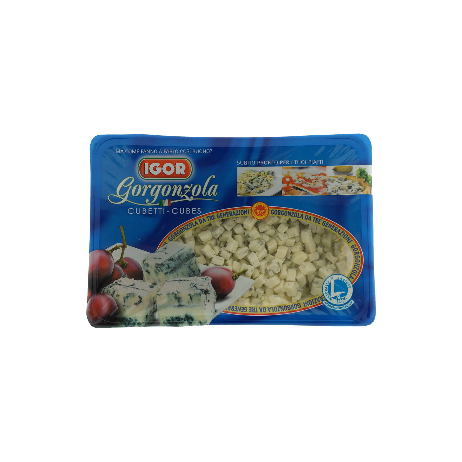 GORGONZOLA CUBES PIKANT  1.2kg