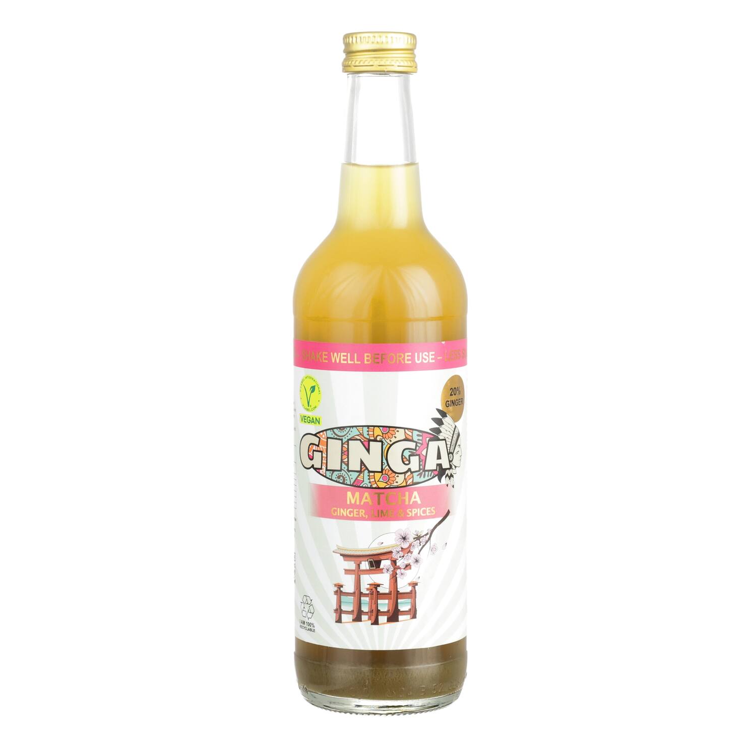 GINGA MATCHA GEMBERDRANK 12x500ml