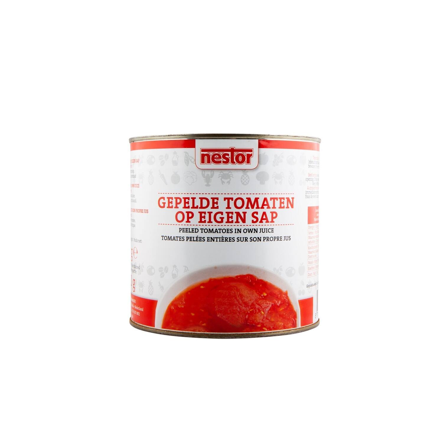 TOMATEN GEPELD  2.5kg  NESTOR