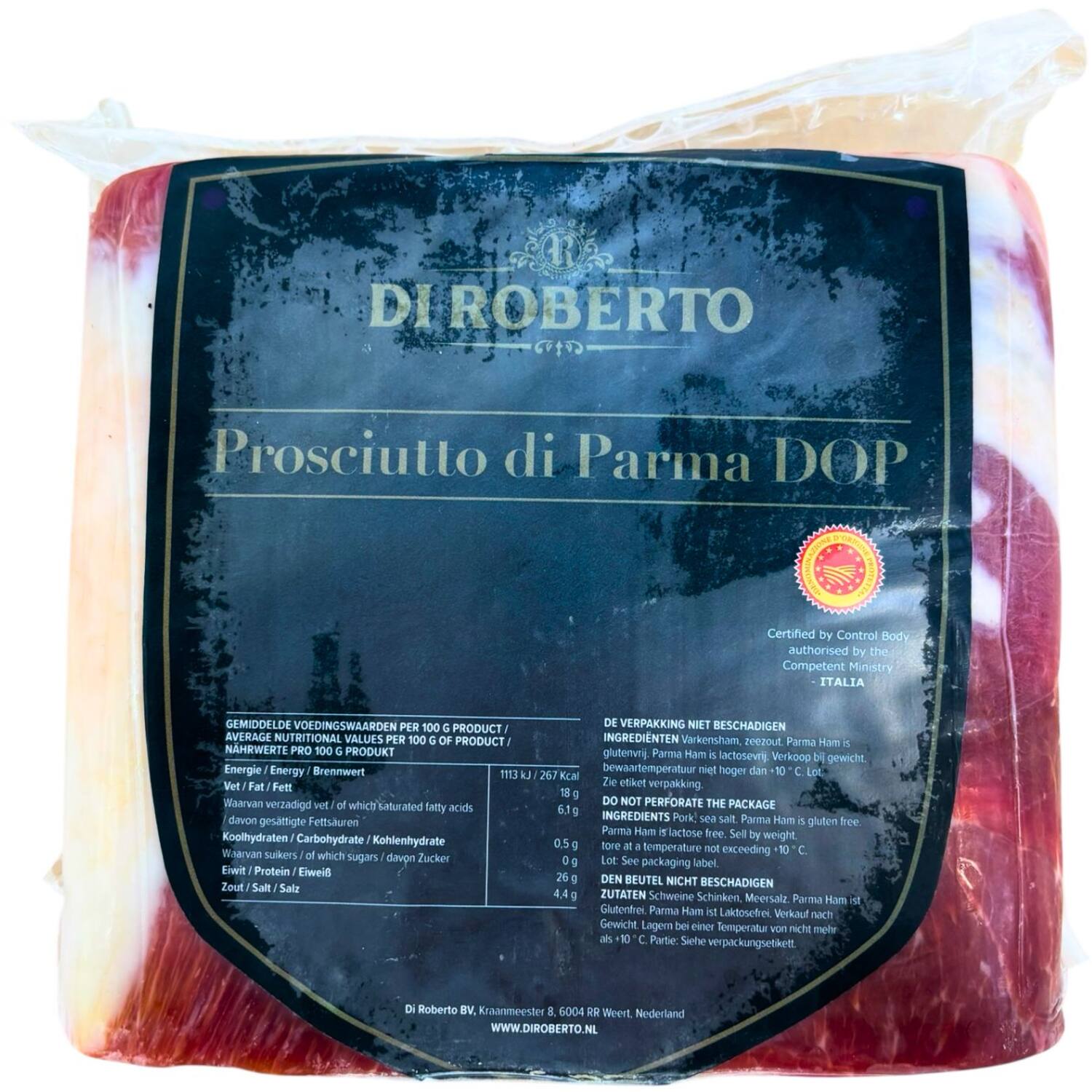 PARMAHAM BLOK MET KROON