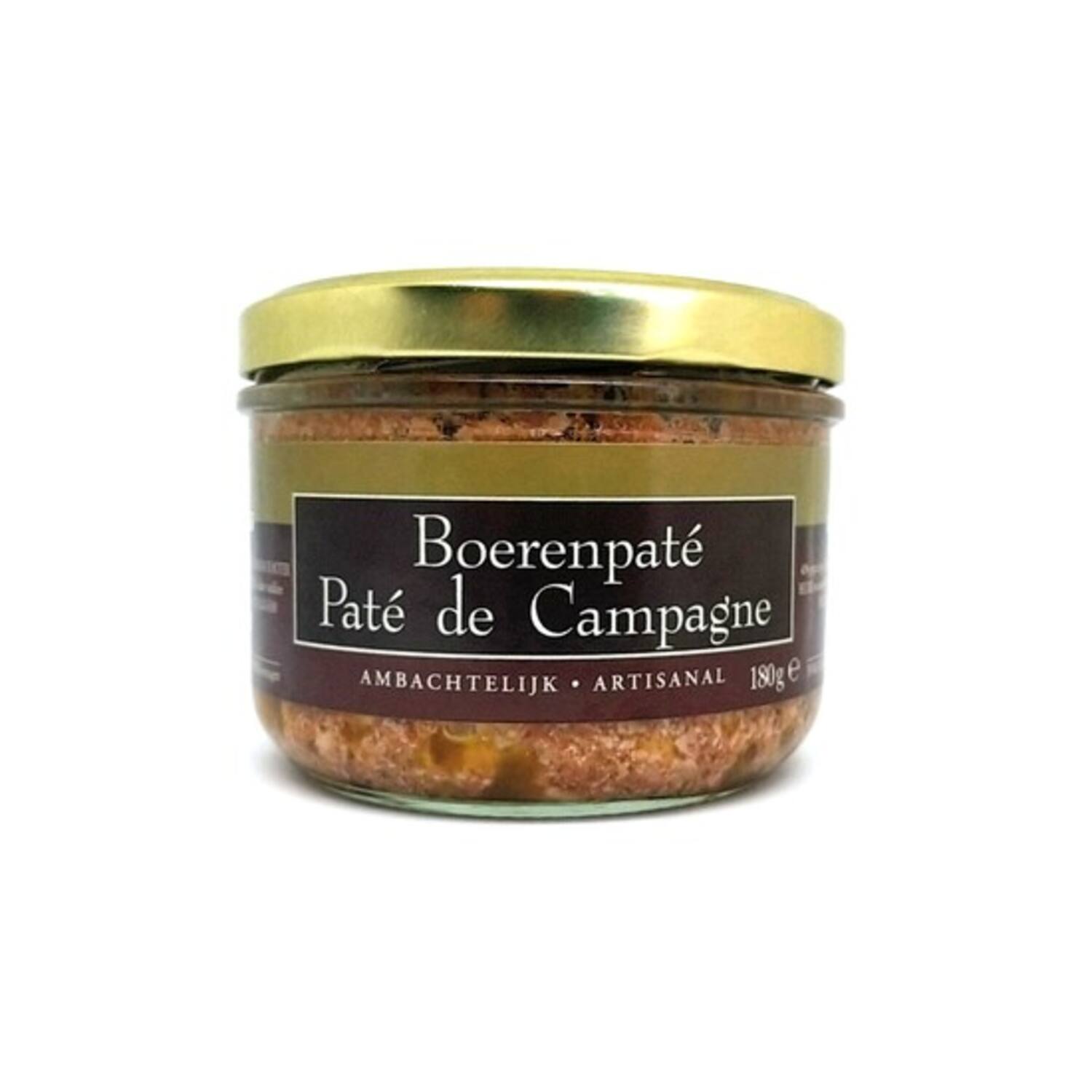 JOKA - BOEREN PATE  12x180gr  BOKAAL GOUD