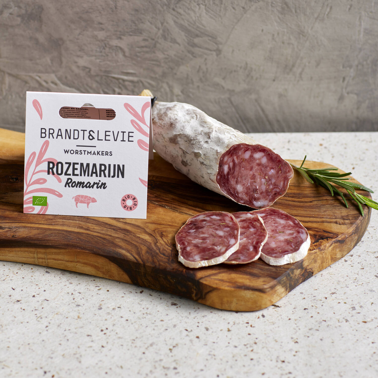 DROGE WORST ROZEMARIJN 6x110gr BRANDT&LEVIE