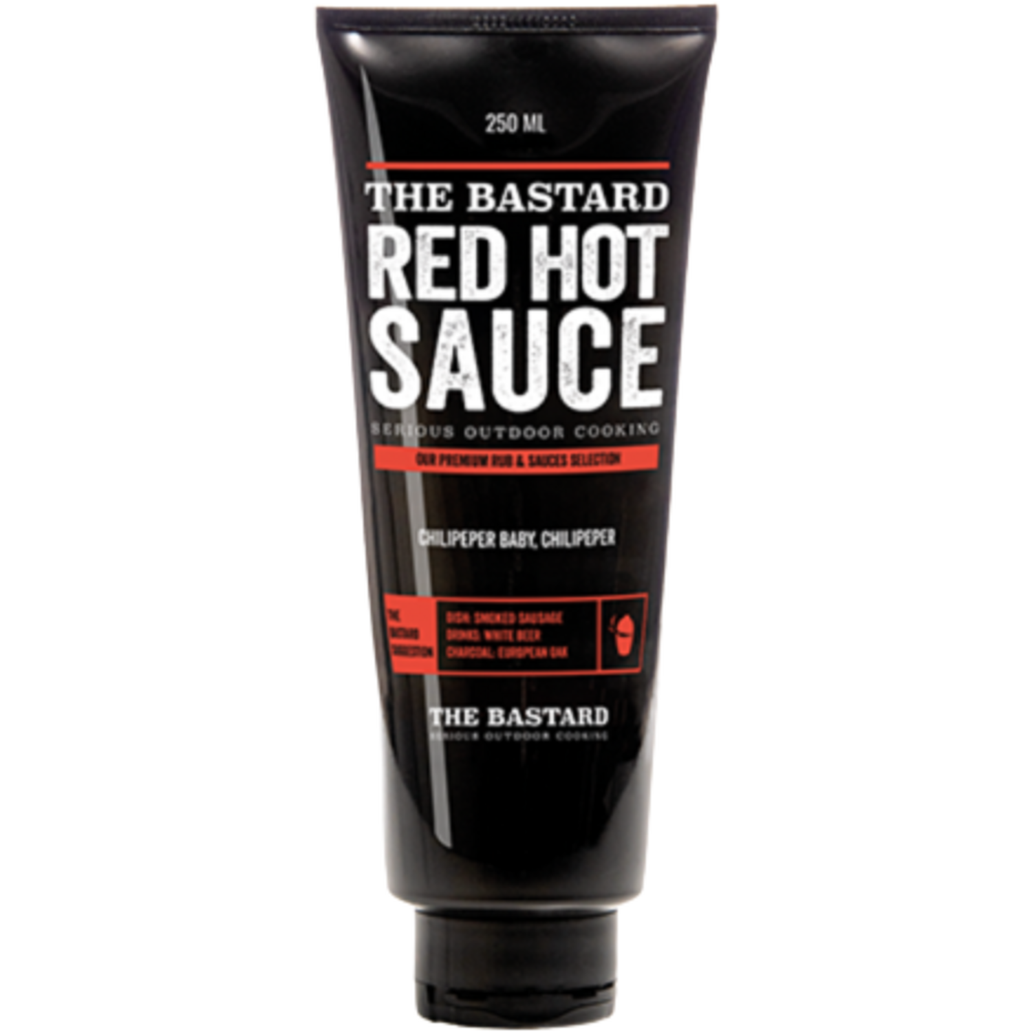 BASTARD RED HOT SAUCE 6x250ml
