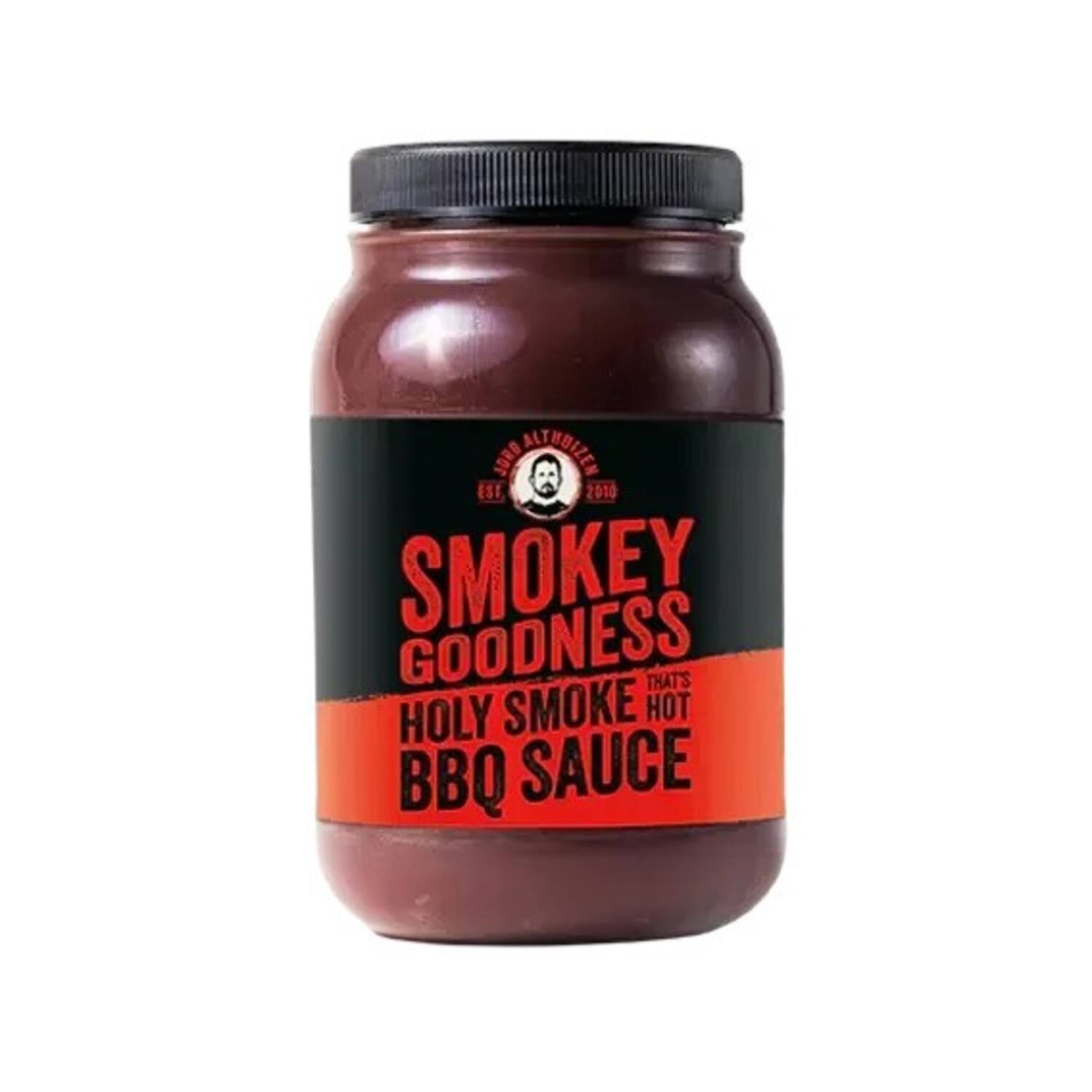 SMOKEY GOODNESS HOLY SMOKE THAT’S HOT! BBQ SAUCE 6x500ml