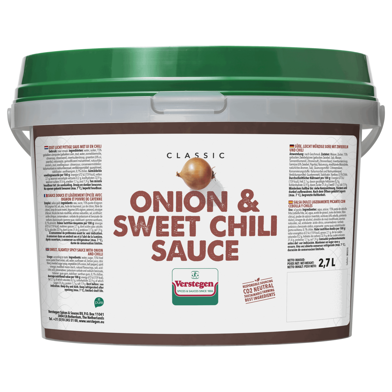 ONION & SWEET CHILISAUS 2.7ltr