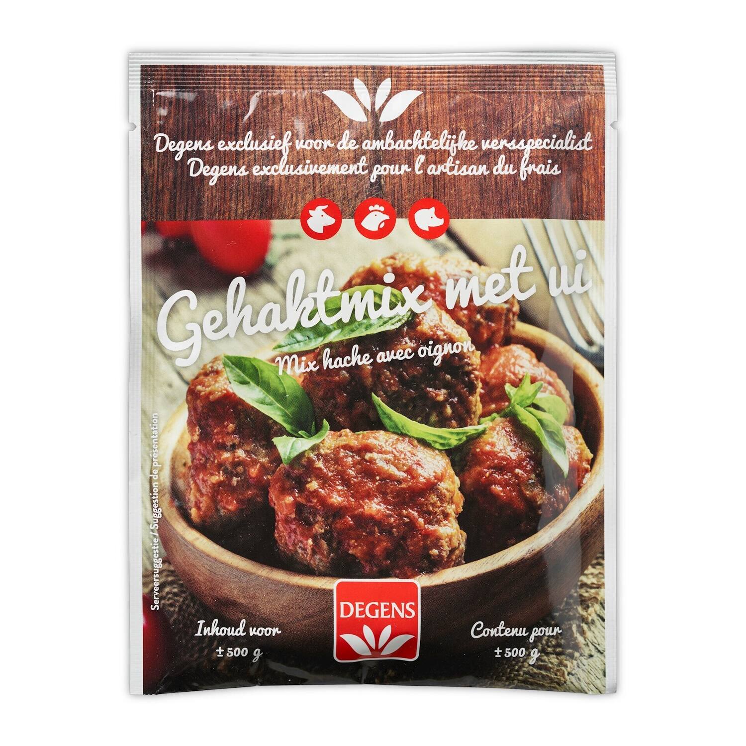 GEHAKTMIX MET UI 100x60gr DEGENS