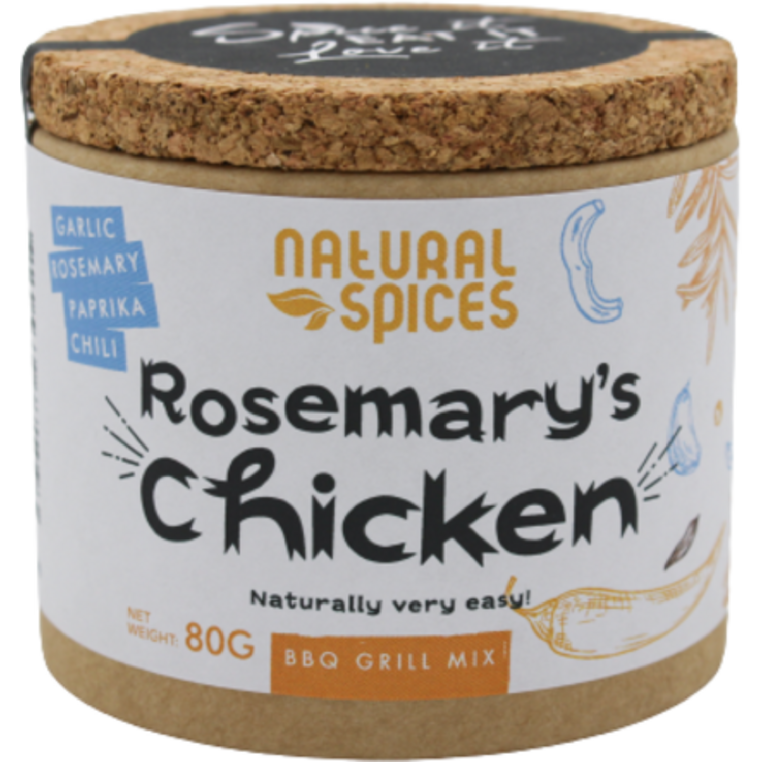 ROSEMARY'S CHICKEN RUB  12x80gr