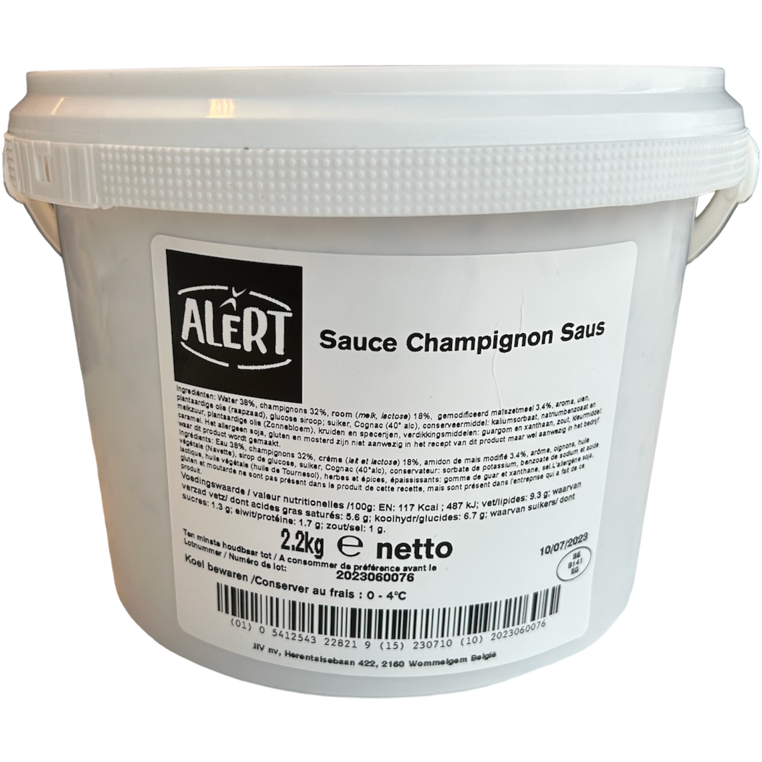 CHAMPIGNON ROOMSAUS  2.2kg ALERT