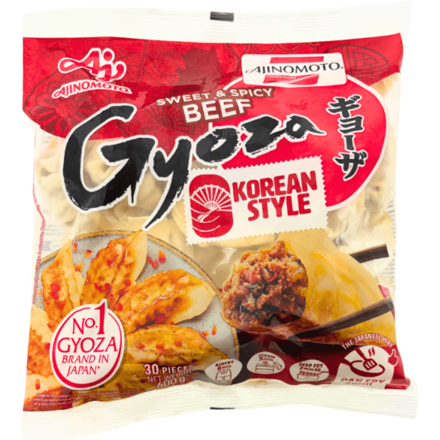 AJINOMOTO SWEET&SPICY BEEF GYOZA 600gr (30st)