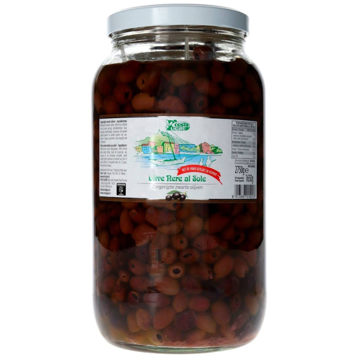 OLIVE NERE AL SOLE  2750gr