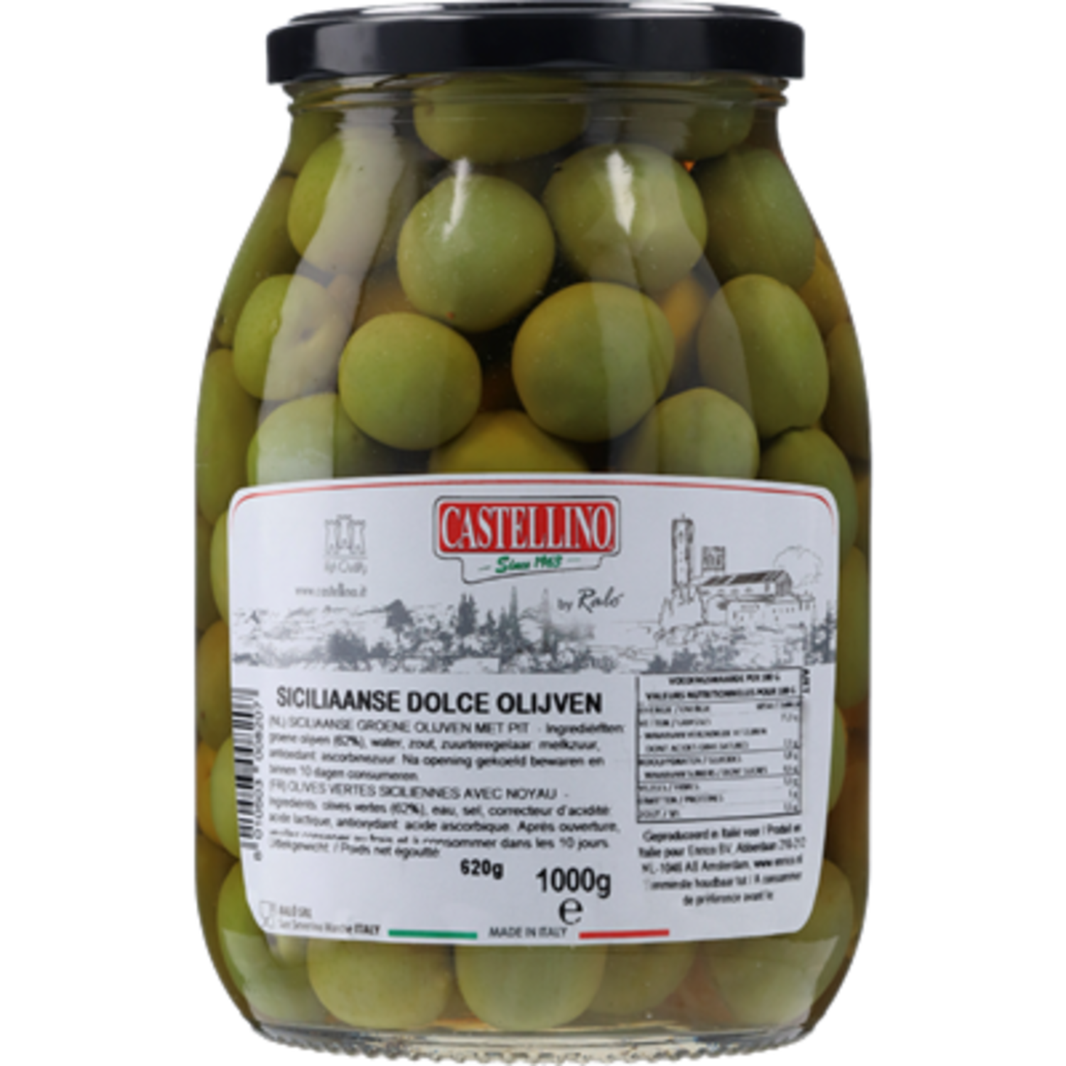 SICILIAANSE DOLCE OLIJVEN  1kg