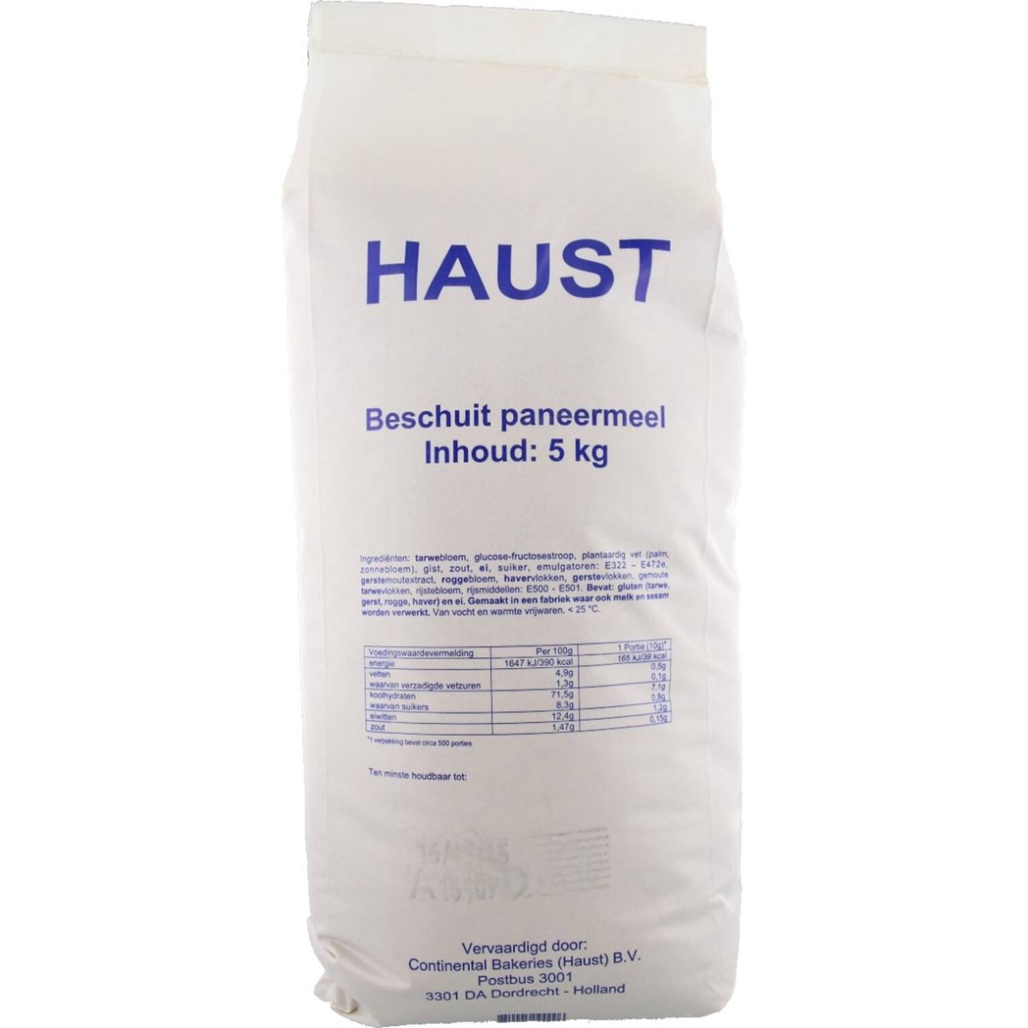 BESCHUIT PANEERMEEL  5kg HAUST