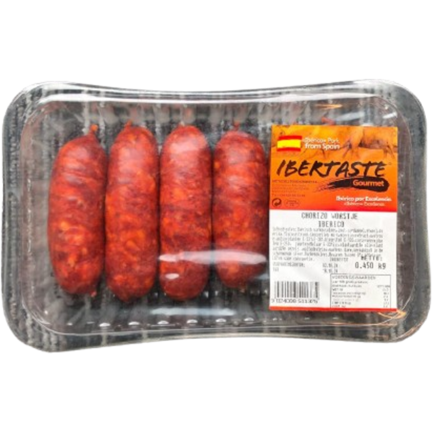 CHORIZO VERS  6x80gr IBERICO