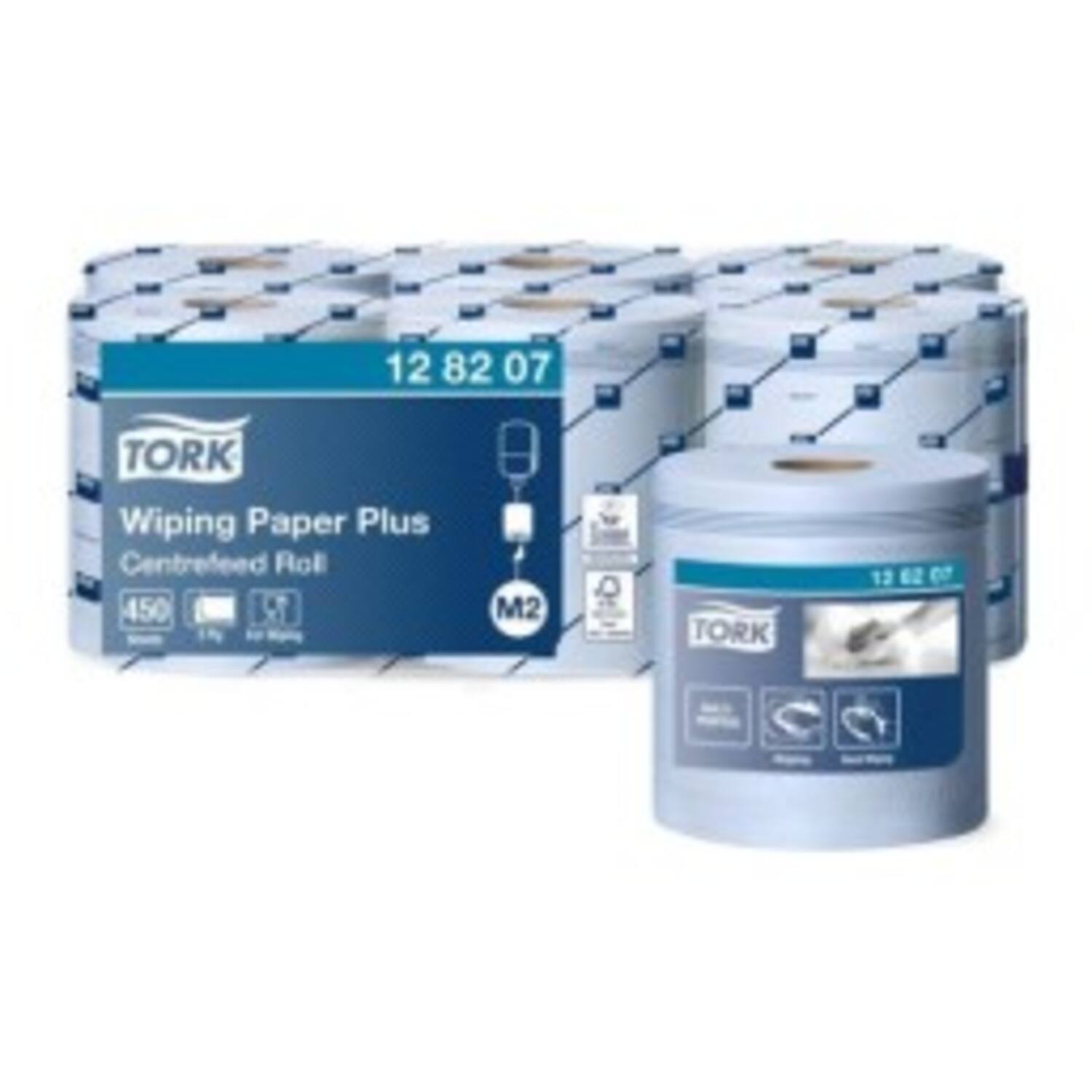 TORK POETSROL BLAUW 2-LAAGS 6x157m