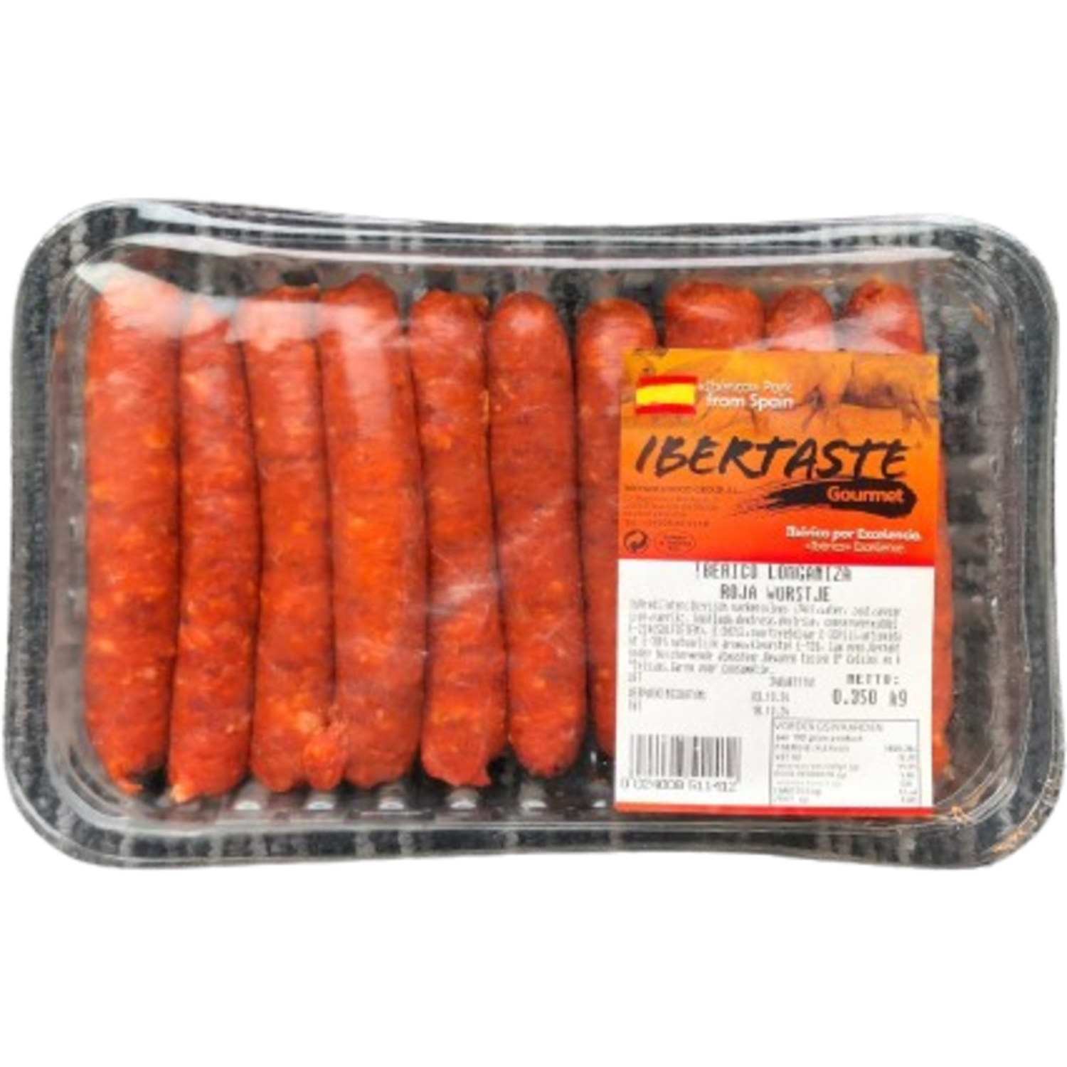 LONGANIZA ROJA  9x40g  IBERICO