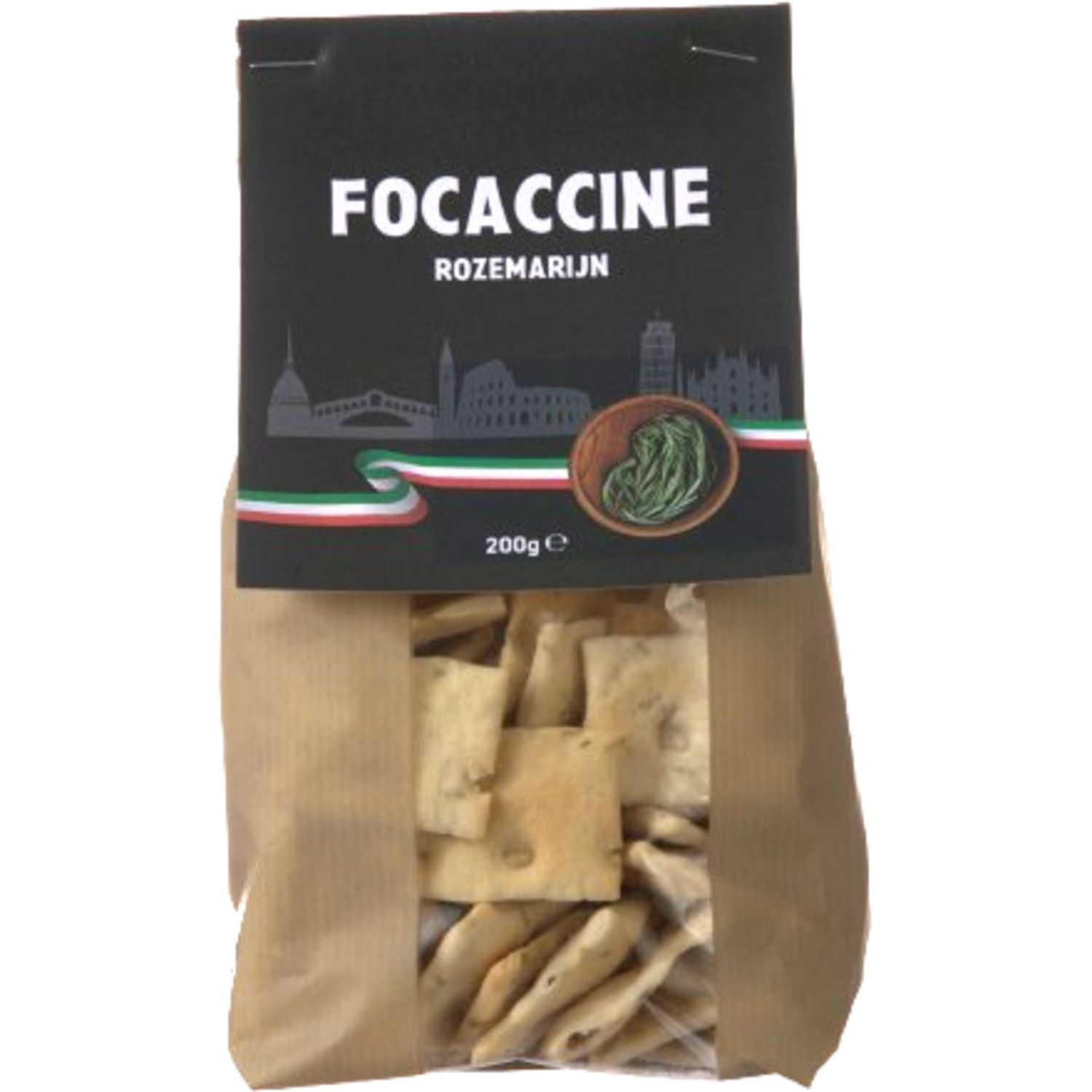 FOCACCINE MET ROZEMARIJN 10x200gr