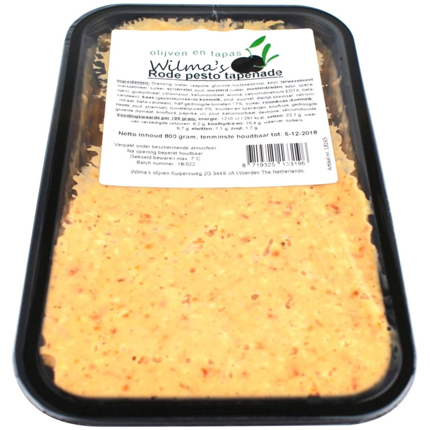 RODE PESTO TAPENADE  800gr