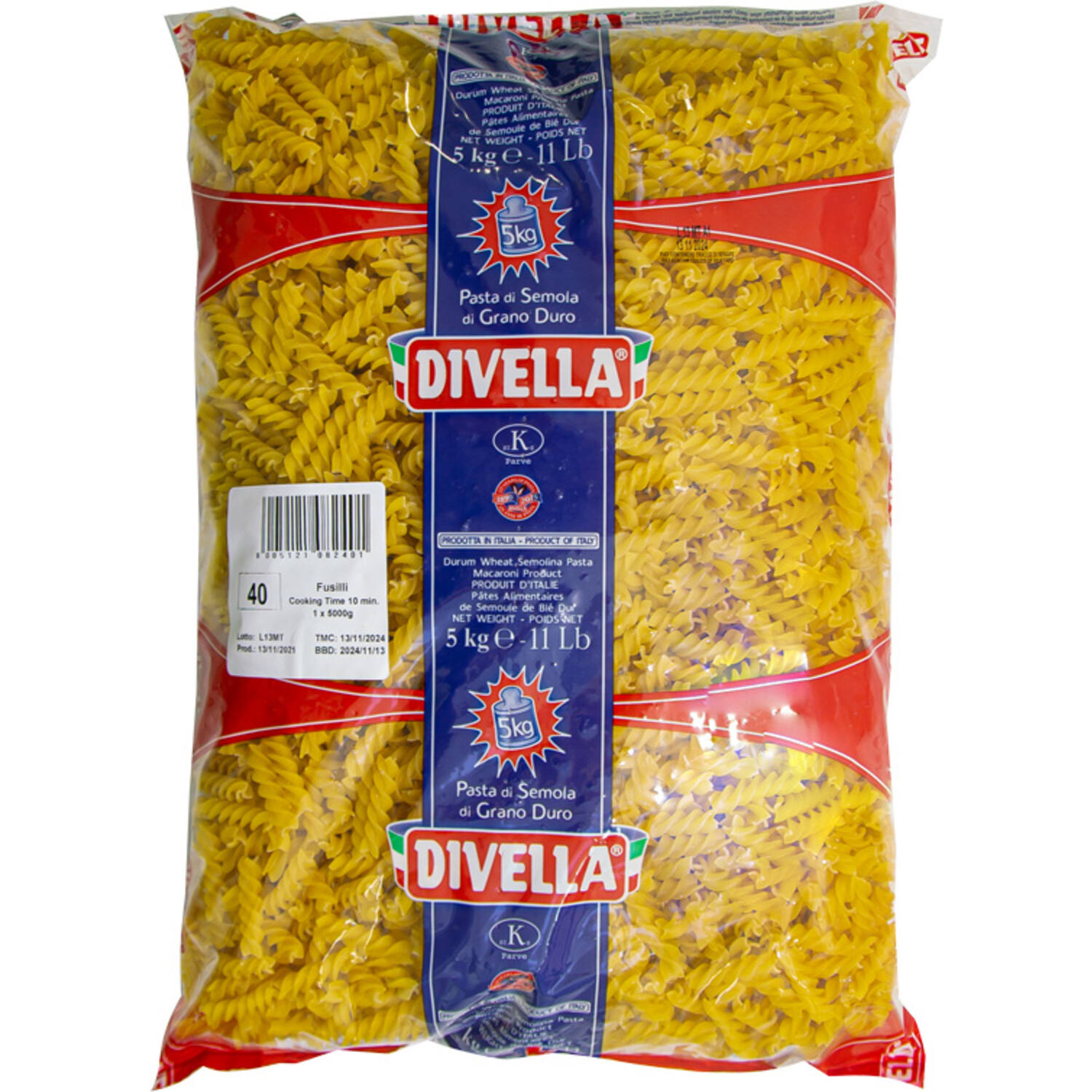 FUSILLI 5kg DIVELLA