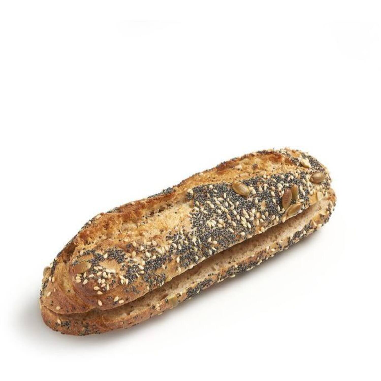 Halve baguette spelt 60x115gr Delifrance